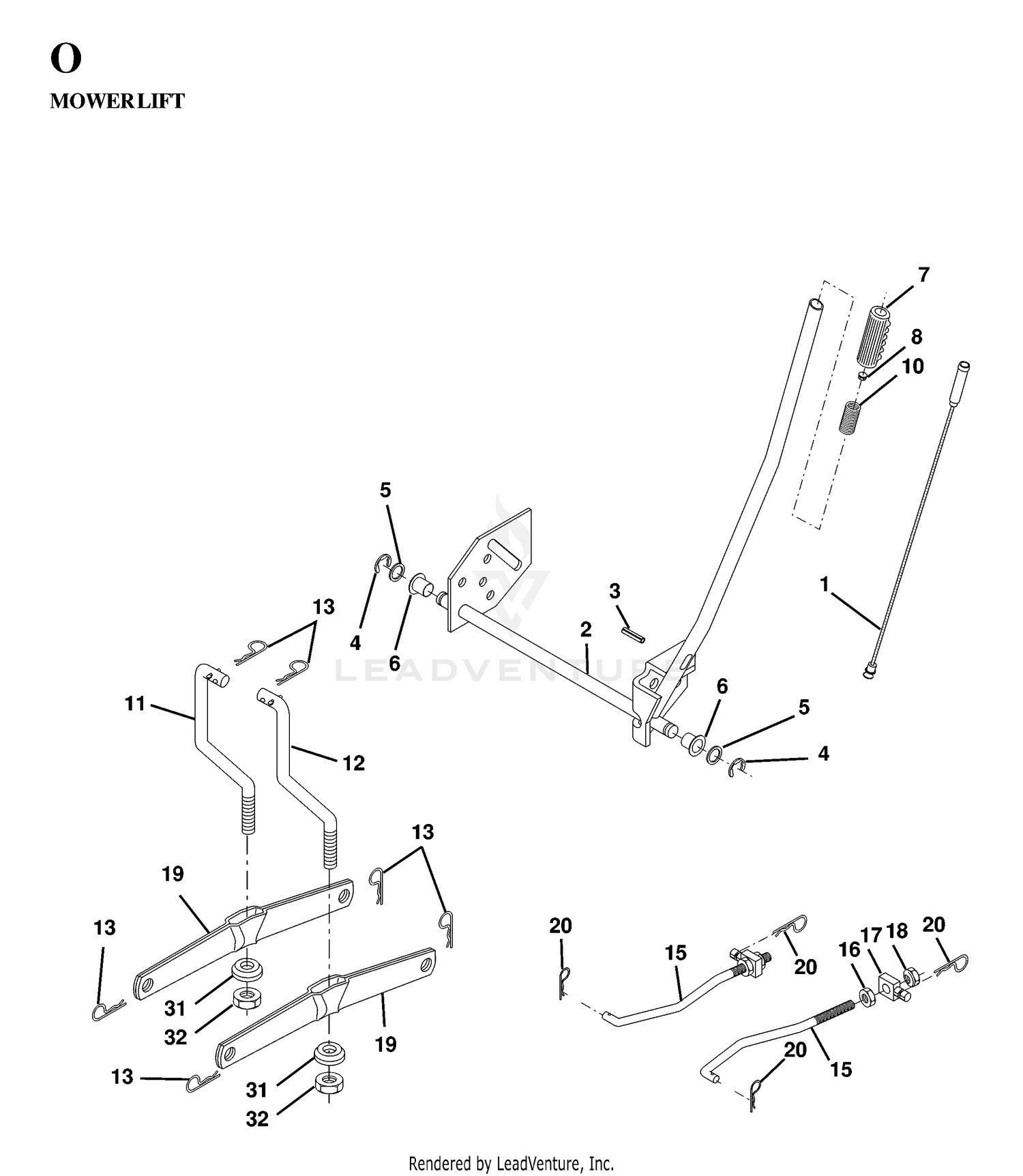 MOWER LIFT / DECK LIFT
