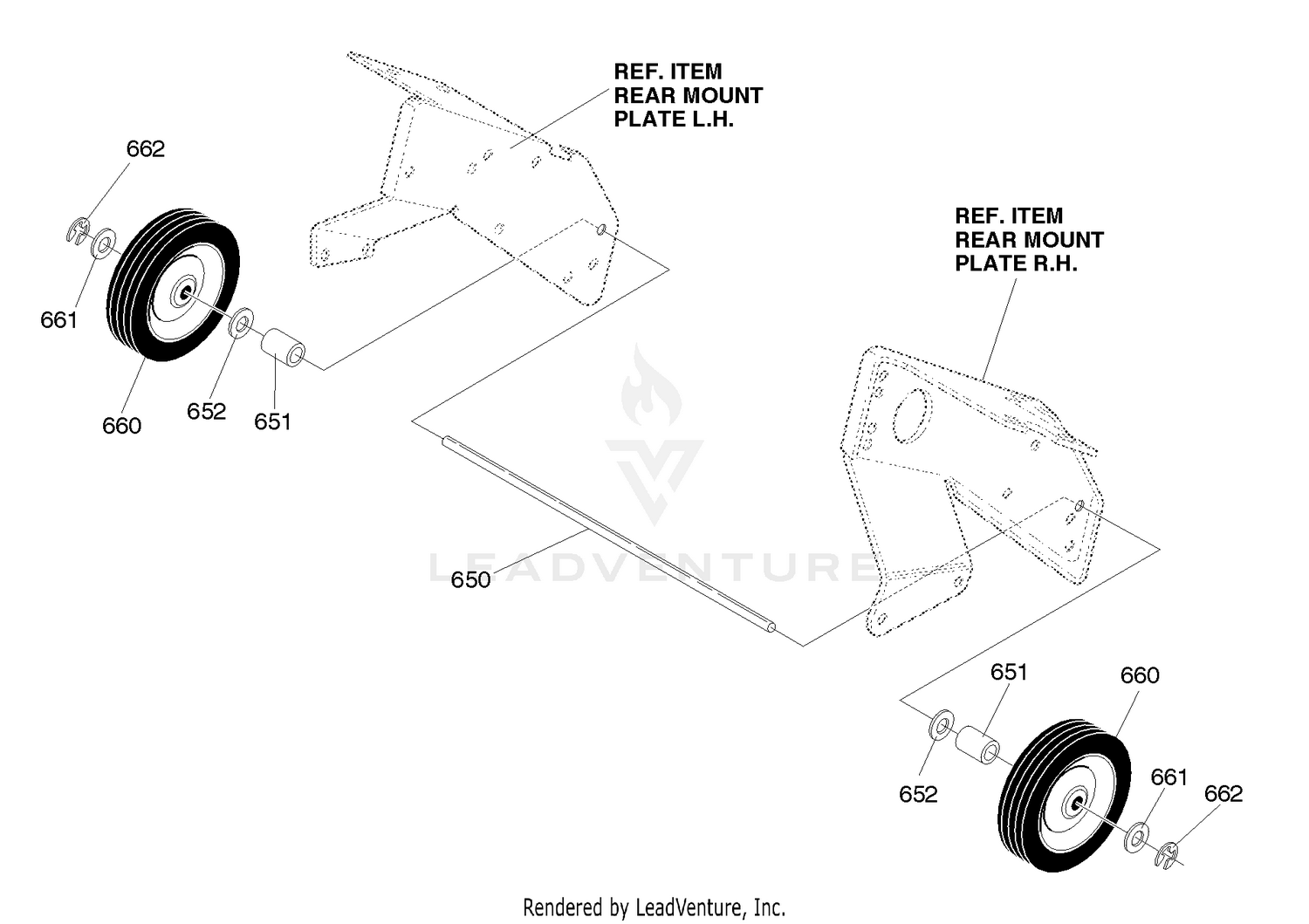 Wheel Assembly Repair Parts