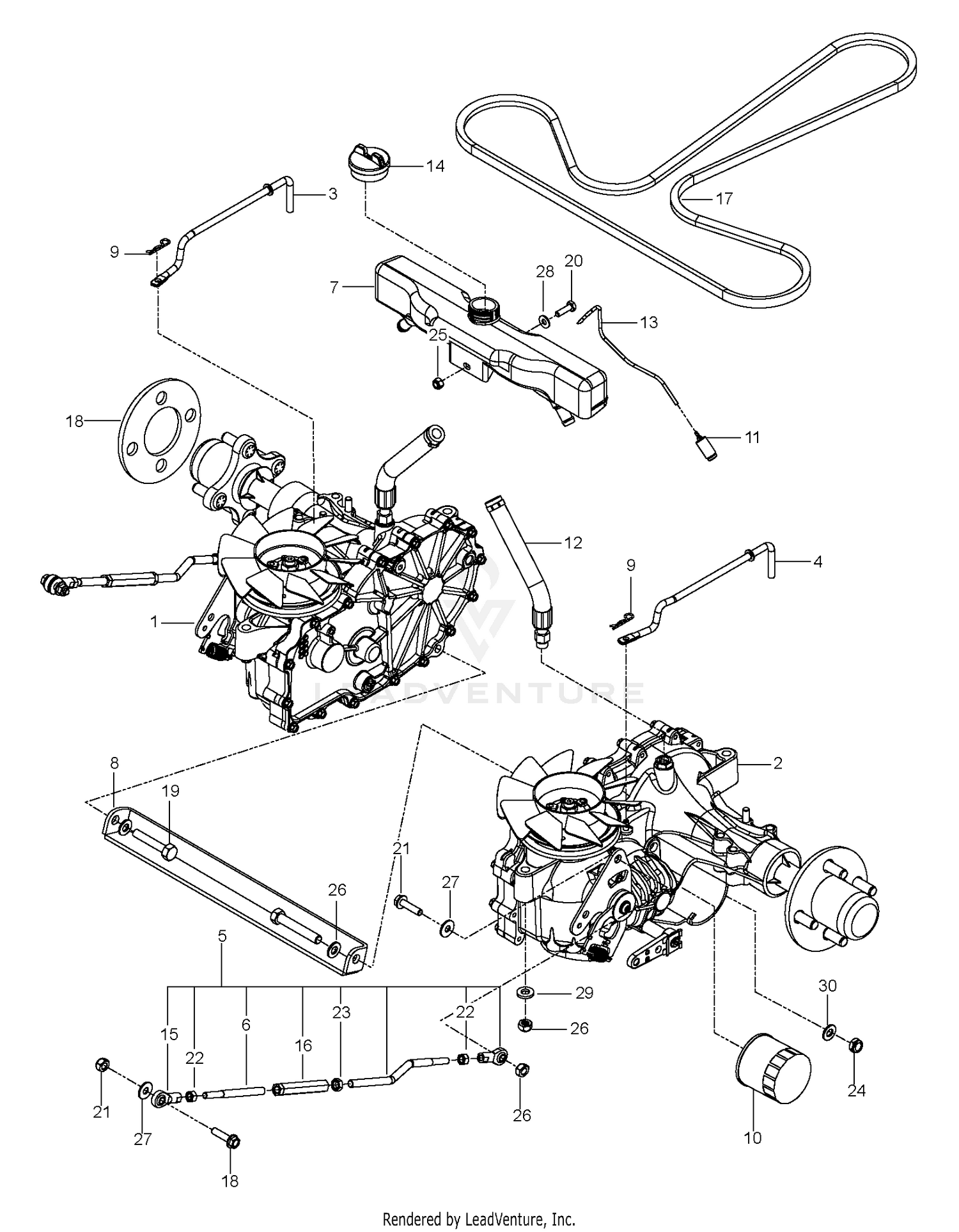 HYDRAULIC PUMP - MOTOR