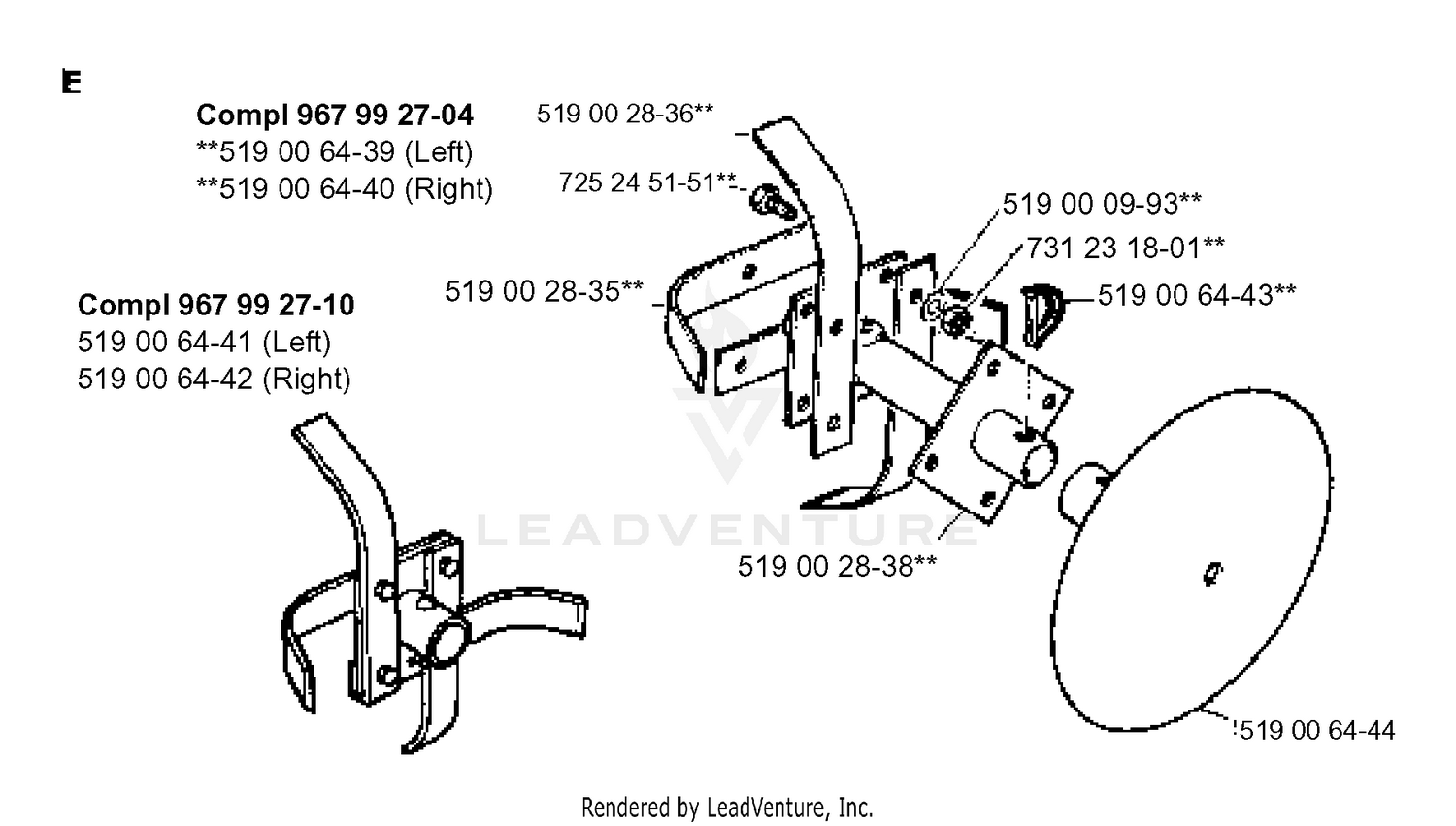 TINE ASSEMBLY