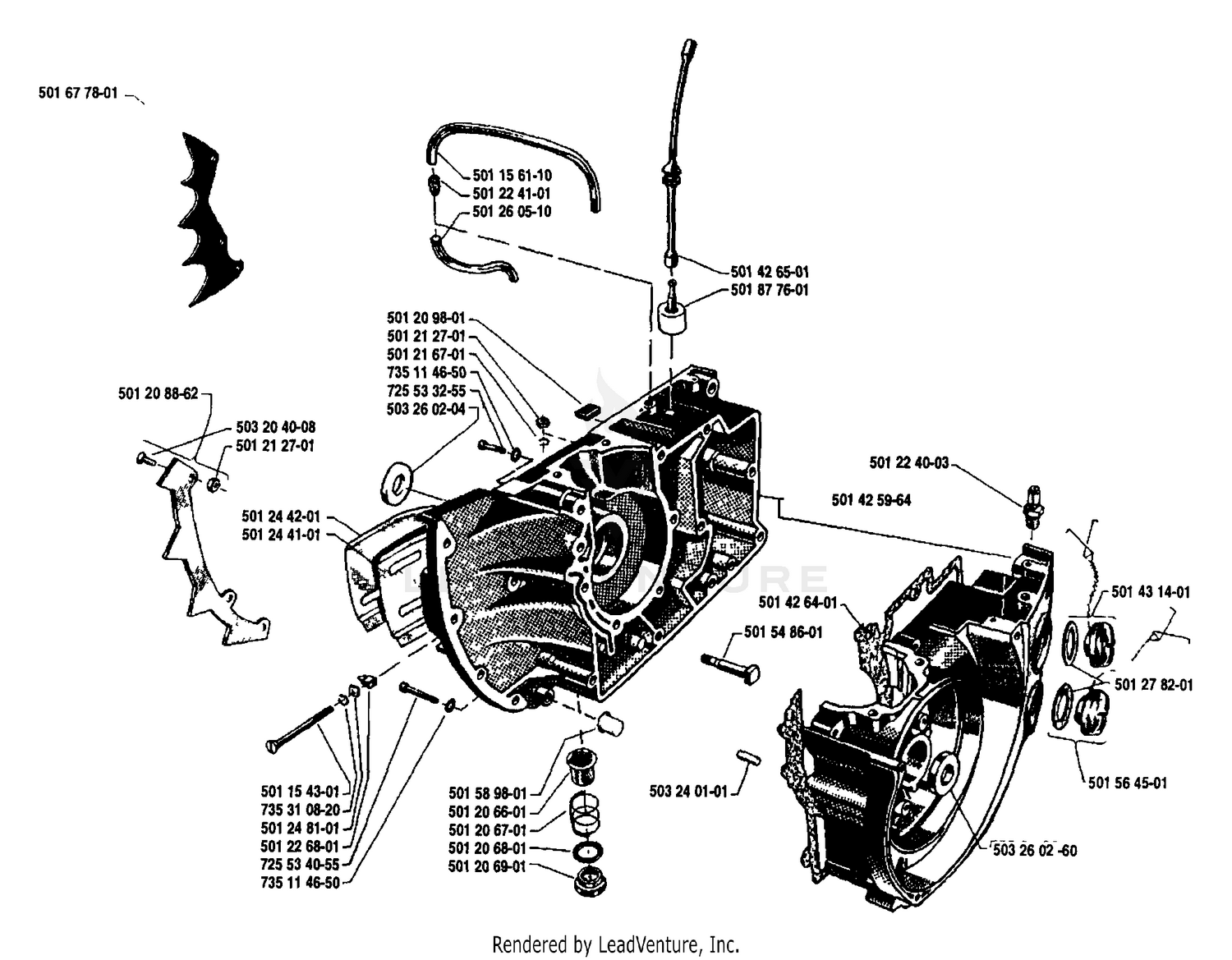 Crankcase And Tank Assembly