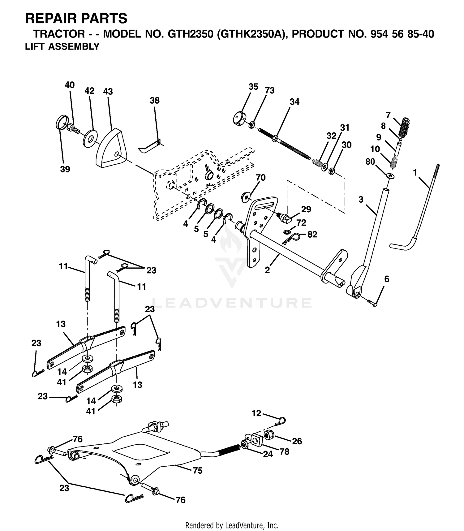 MOWER LIFT / DECK LIFT