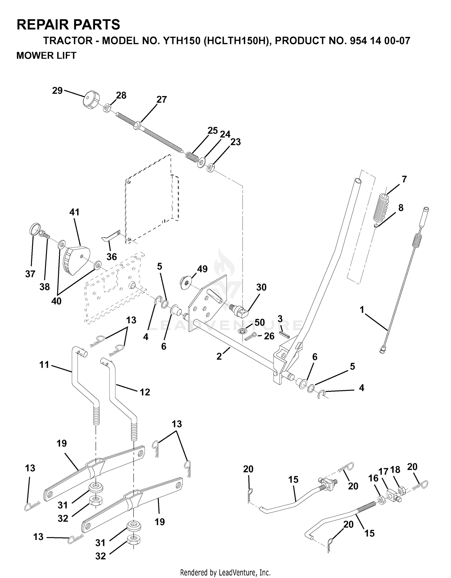 MOWER LIFT / DECK LIFT