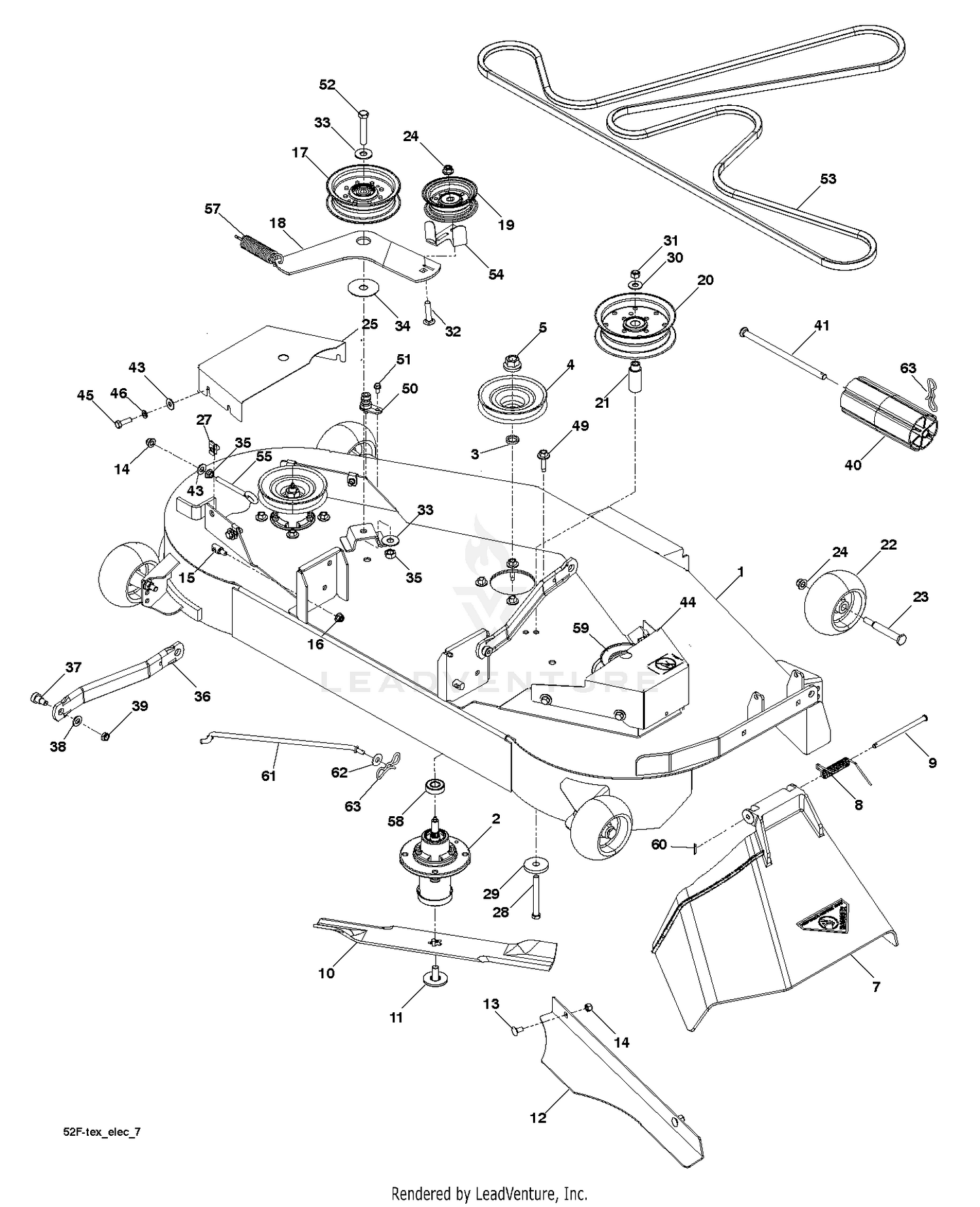 MOWER DECK / CUTTING DECK