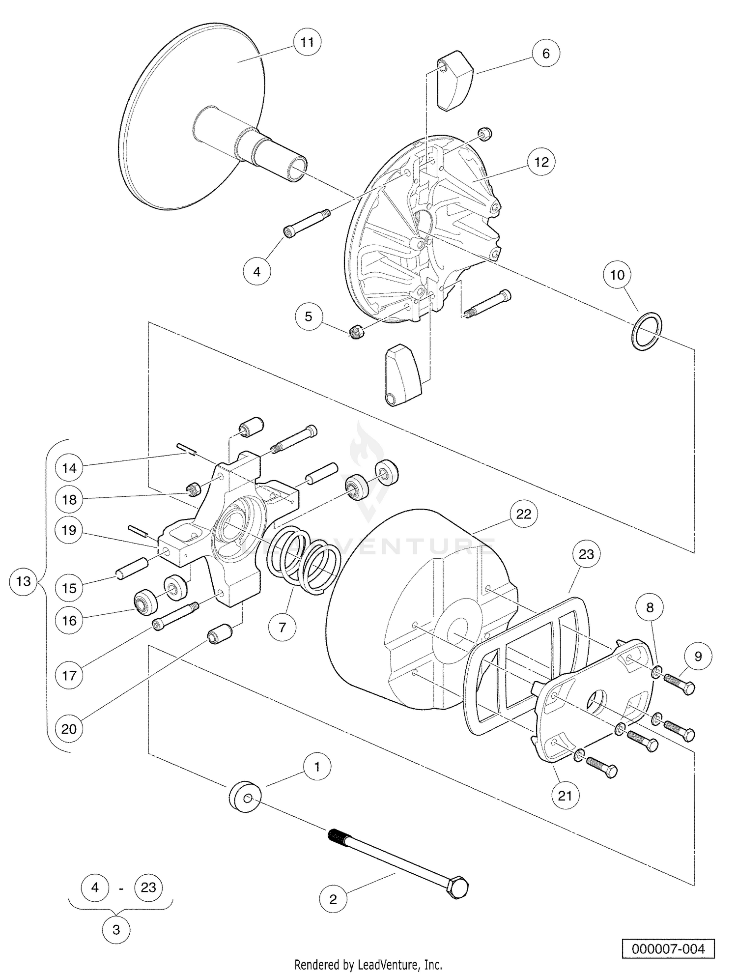 Drive Clutch - Diesel Vehicles