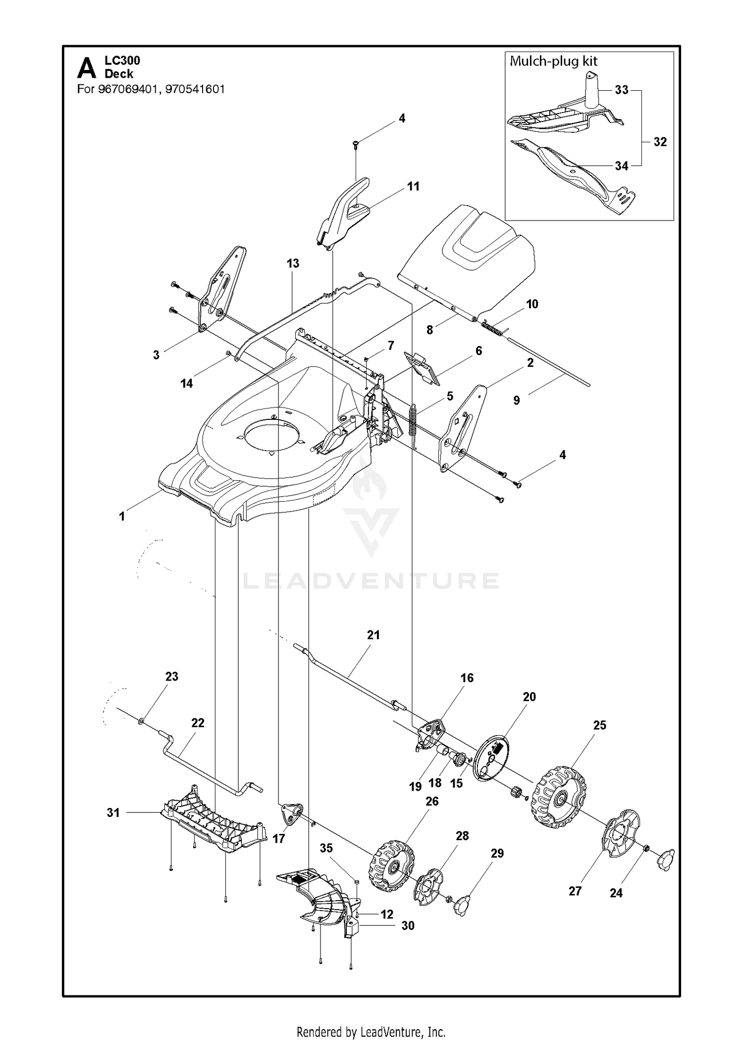 MOWER DECK / CUTTING DECK 4