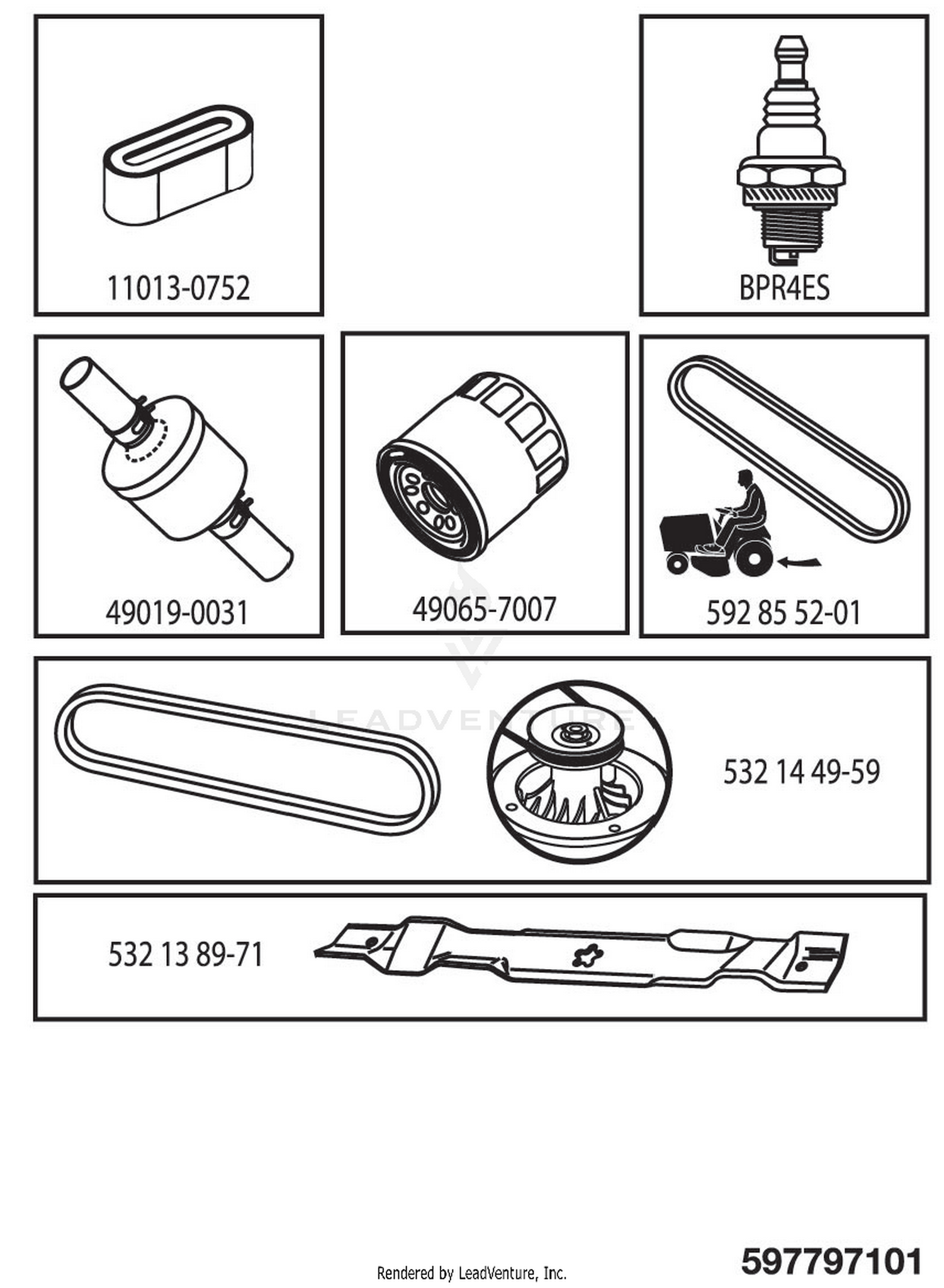FREQUENTLY USED PARTS