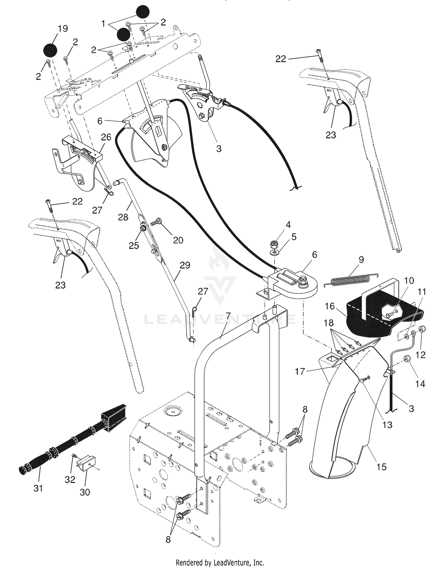 Control Panel / Discharge Chute