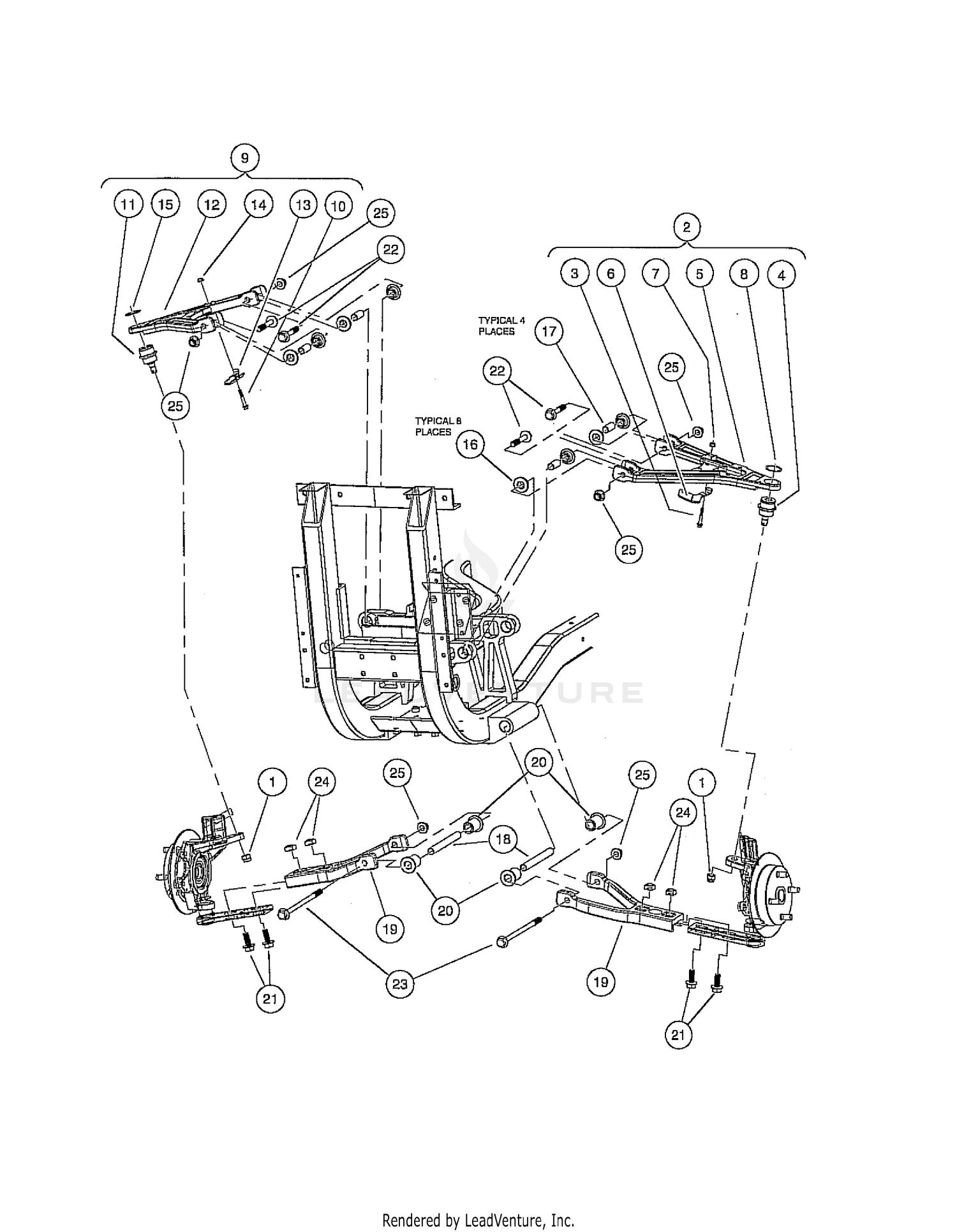 FRONT SUSPENSION - A-ARMS