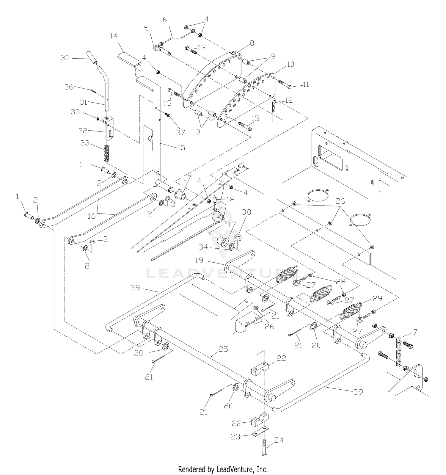 Deck Lift Assembly