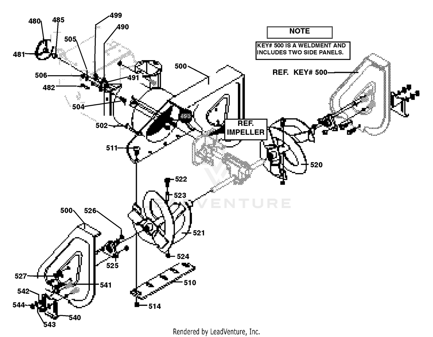 Auger Housing Assembly