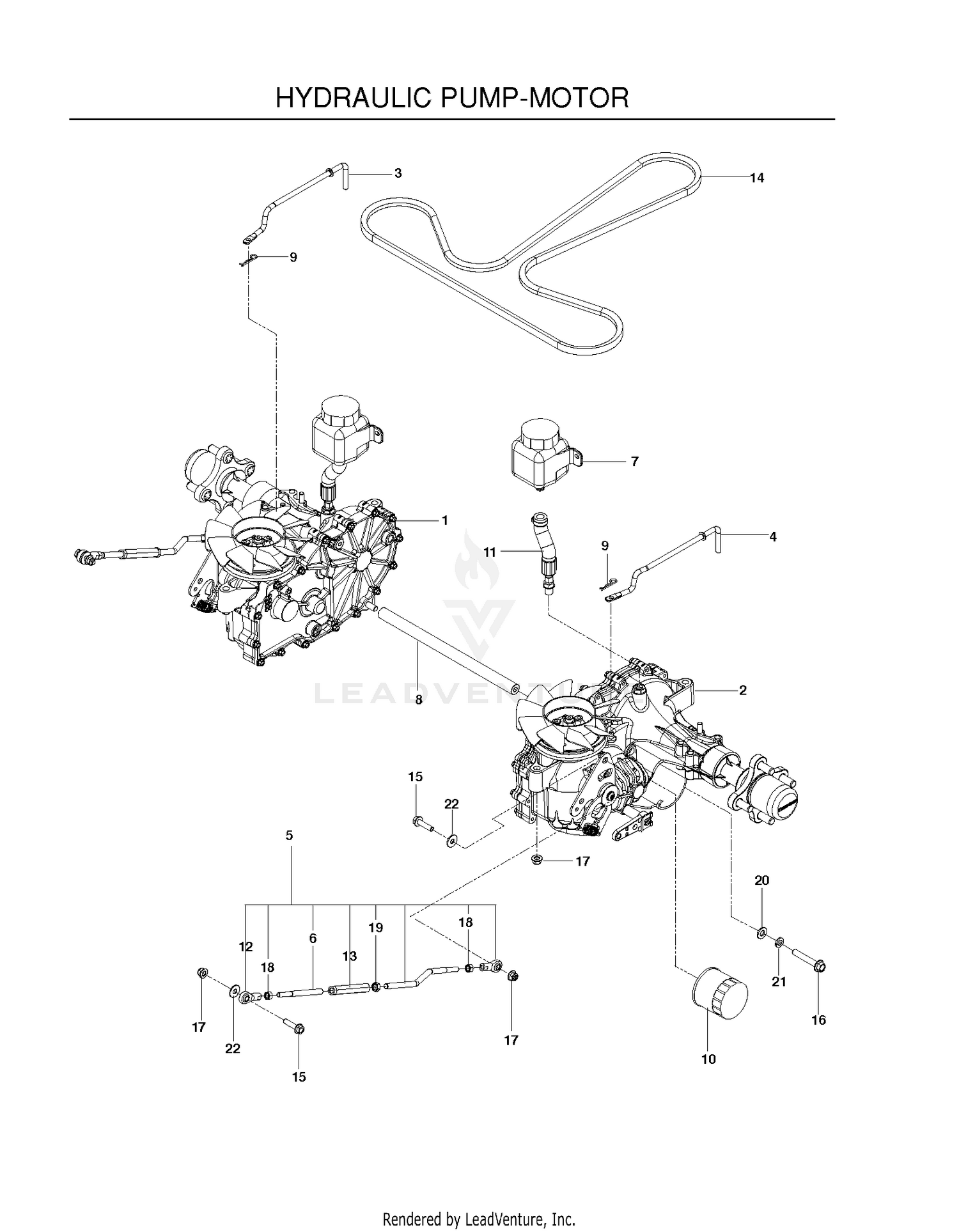 HYDRAULIC PUMP MOTOR