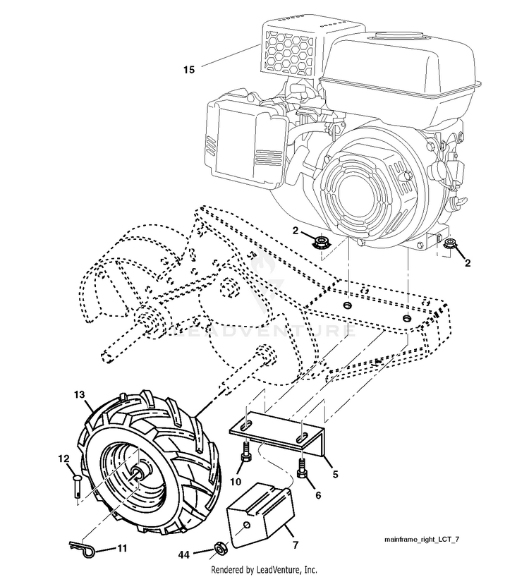 Husqvarna TR314C 96093002800 (201710) Cultivator/Tiller Parts and