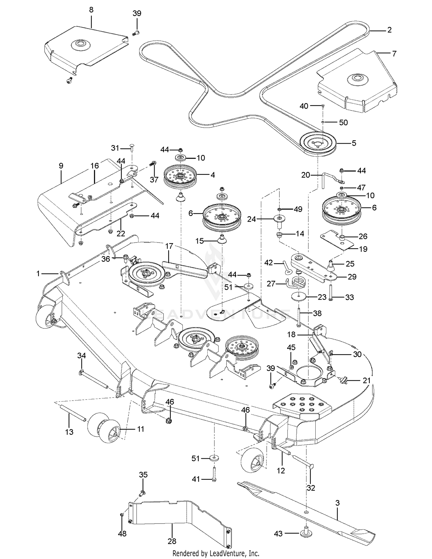 MOWER DECK / CUTTING DECK