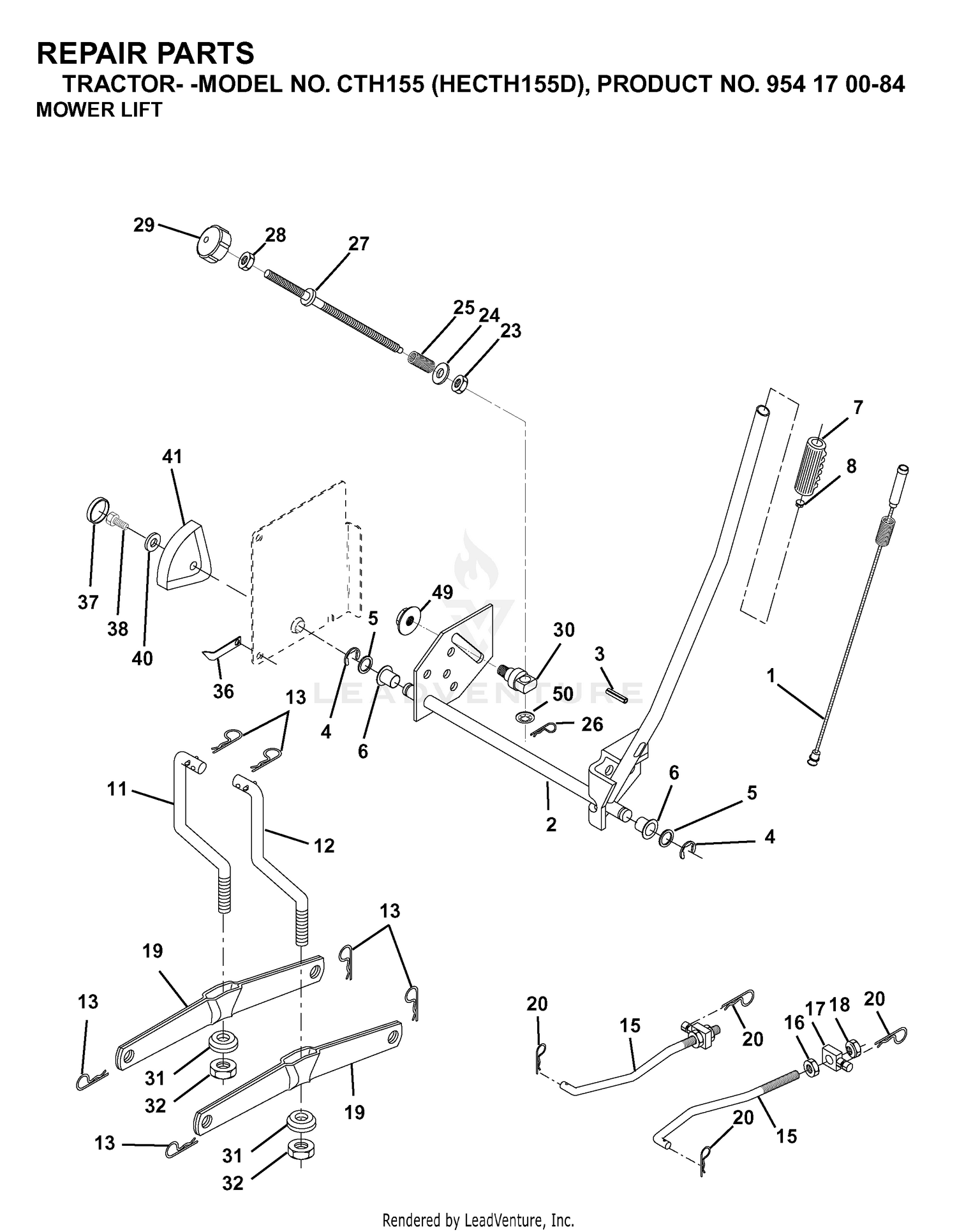 MOWER LIFT / DECK LIFT