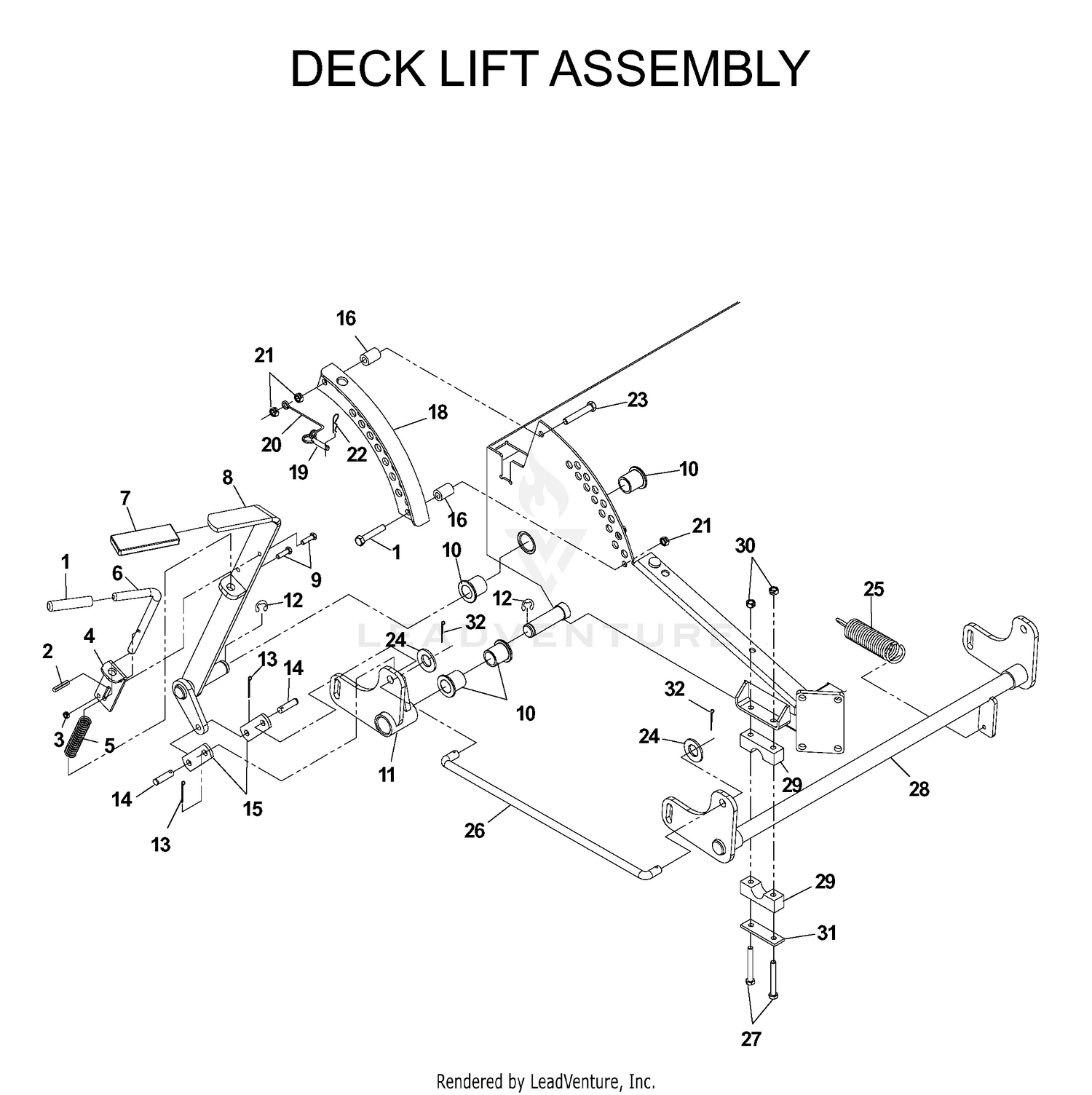 MOWER LIFT / DECK LIFT