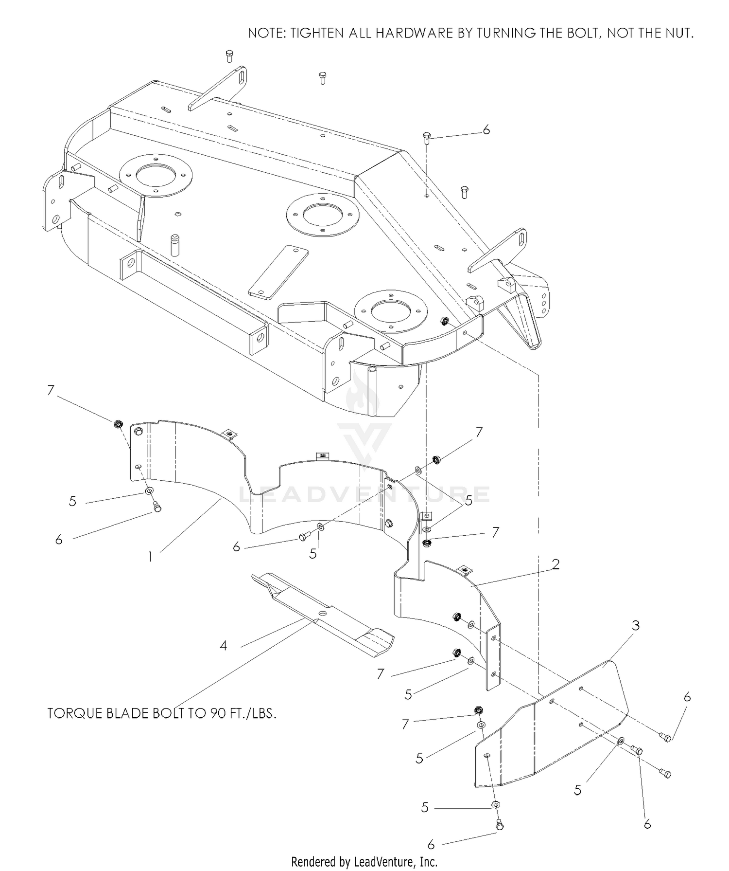 Accessories Mulch Kit 61" Part No. 539111353