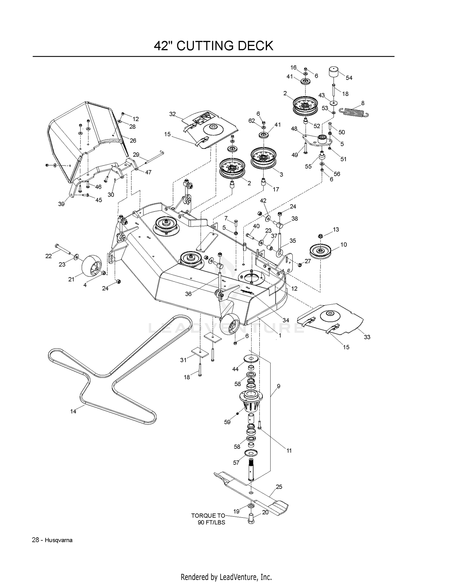 MOWER DECK / CUTTING DECK