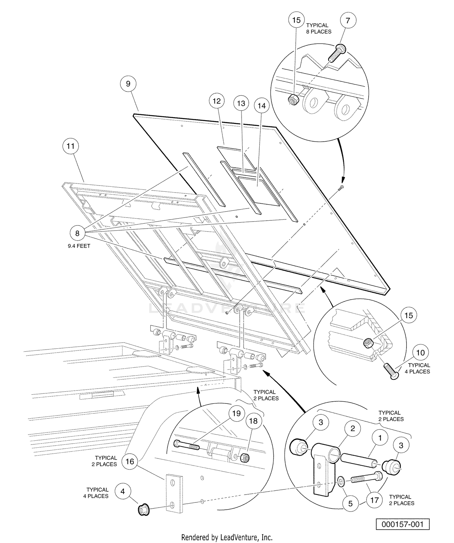 Tilt Bed and Hinge