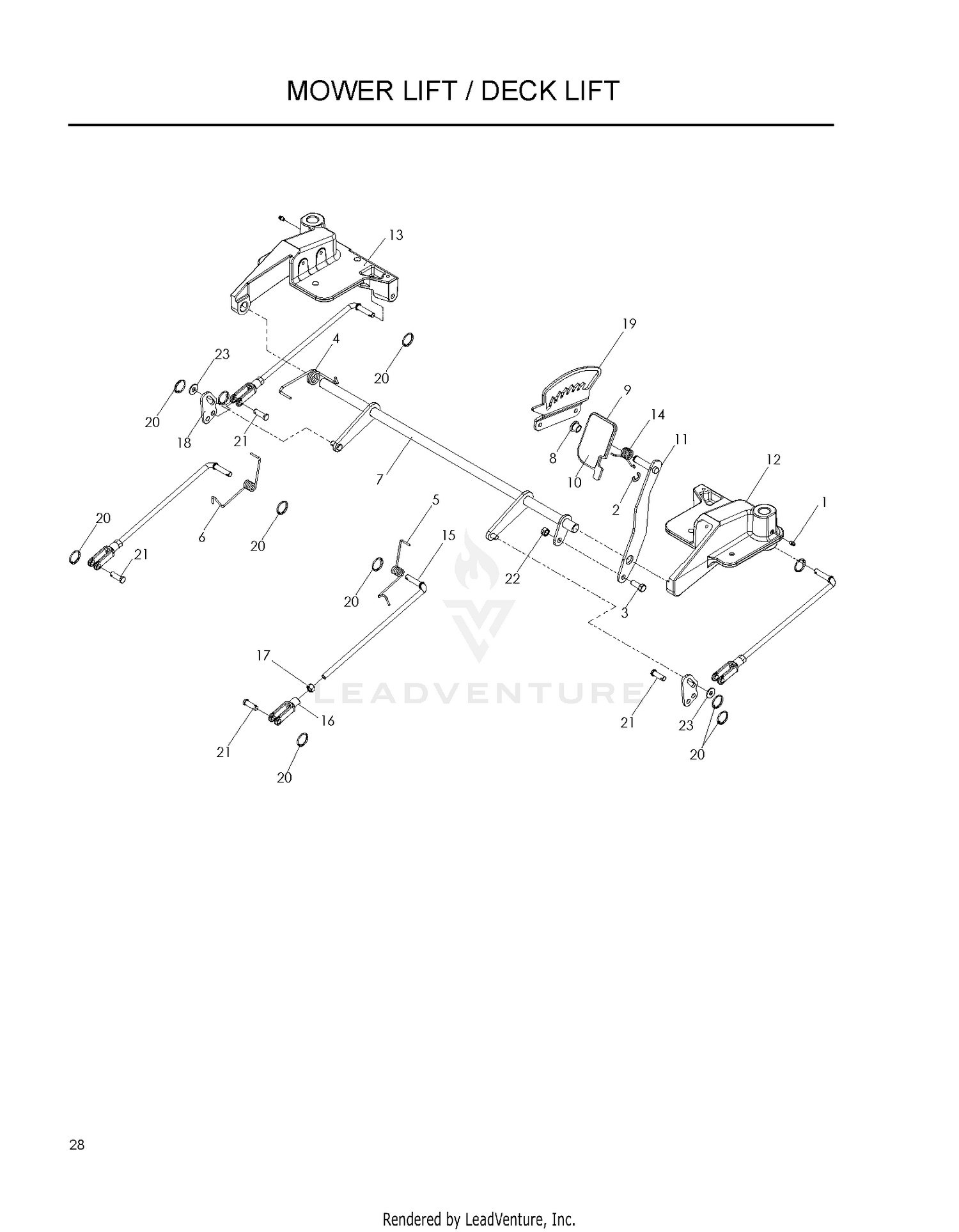 MOWER LIFT / DECK LIFT