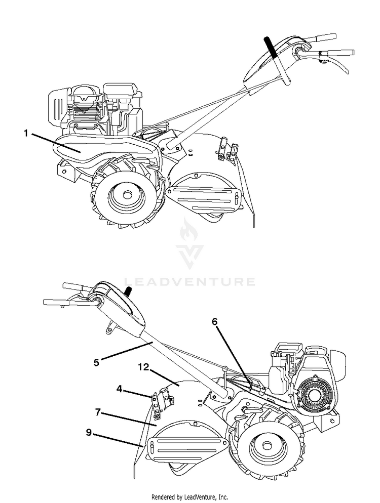 Husqvarna DRT900H 96093001202 (201109) Cultivators/Tillers