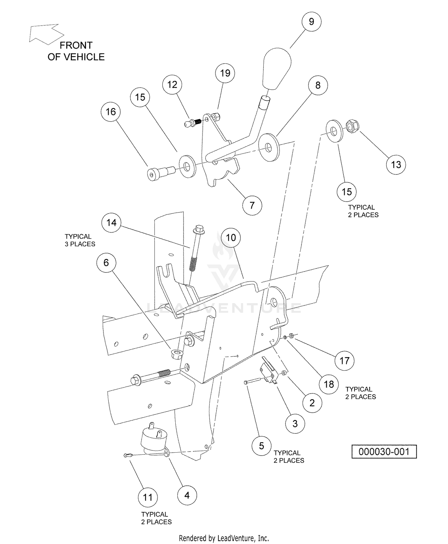 Forward/Reverse Shifter Assembly