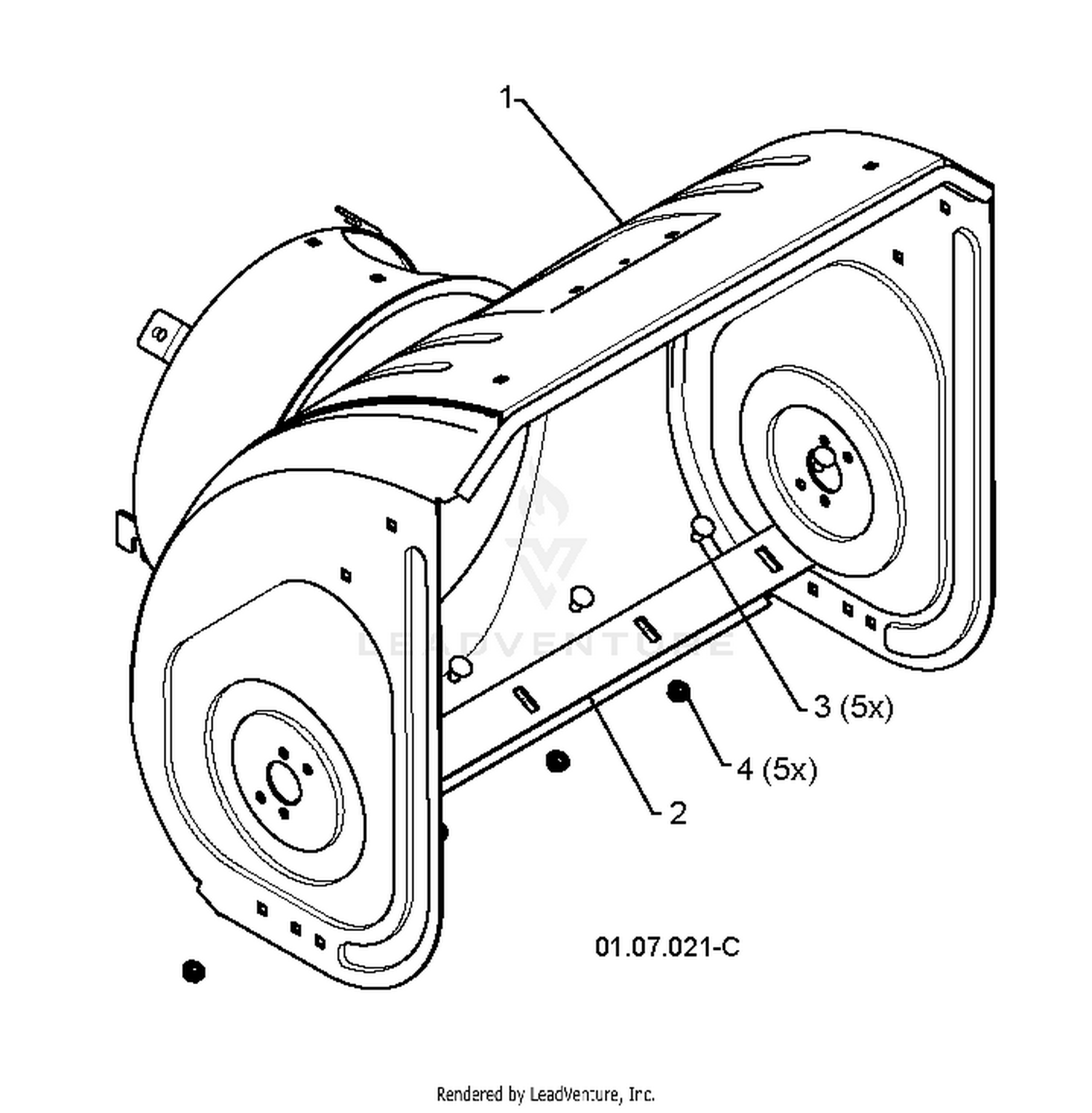 AUGER HOUSING IMPELLER