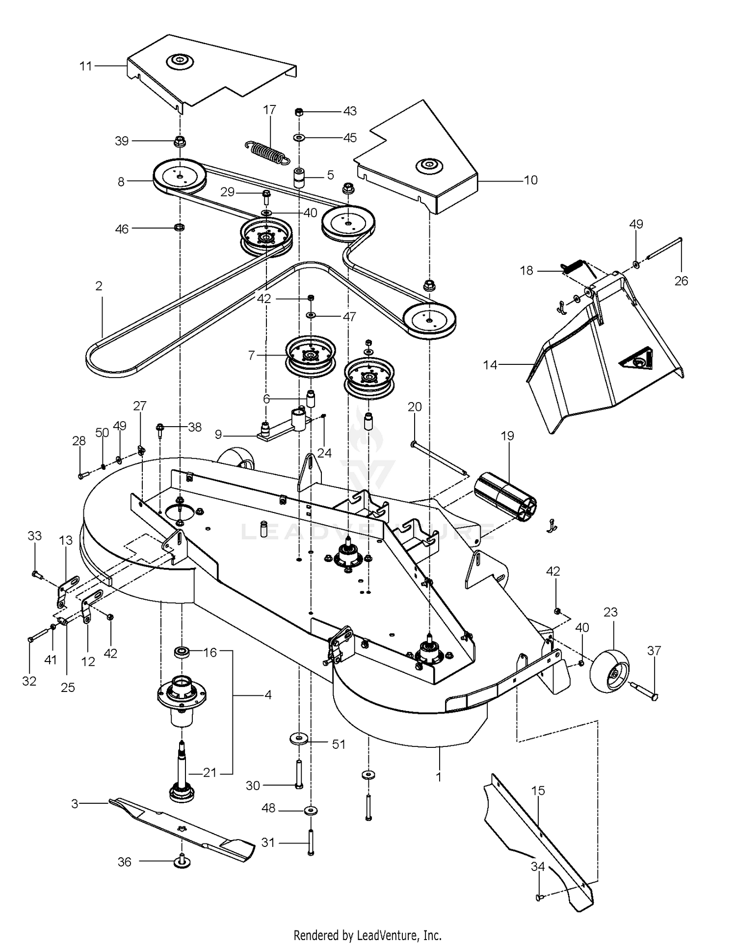 MOWER DECK / CUTTING DECK