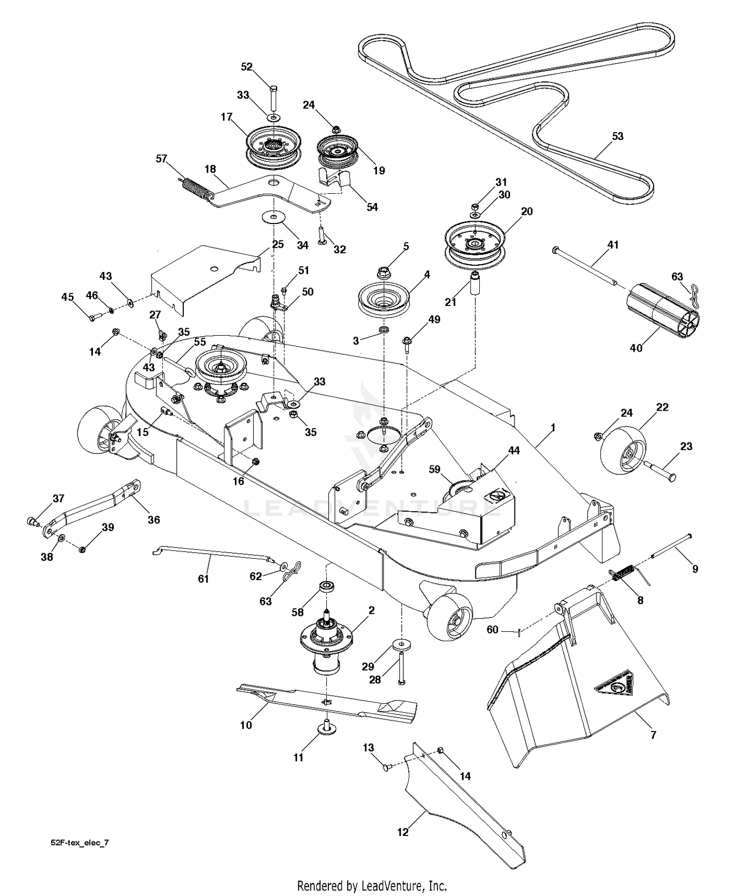 MOWER DECK / CUTTING DECK