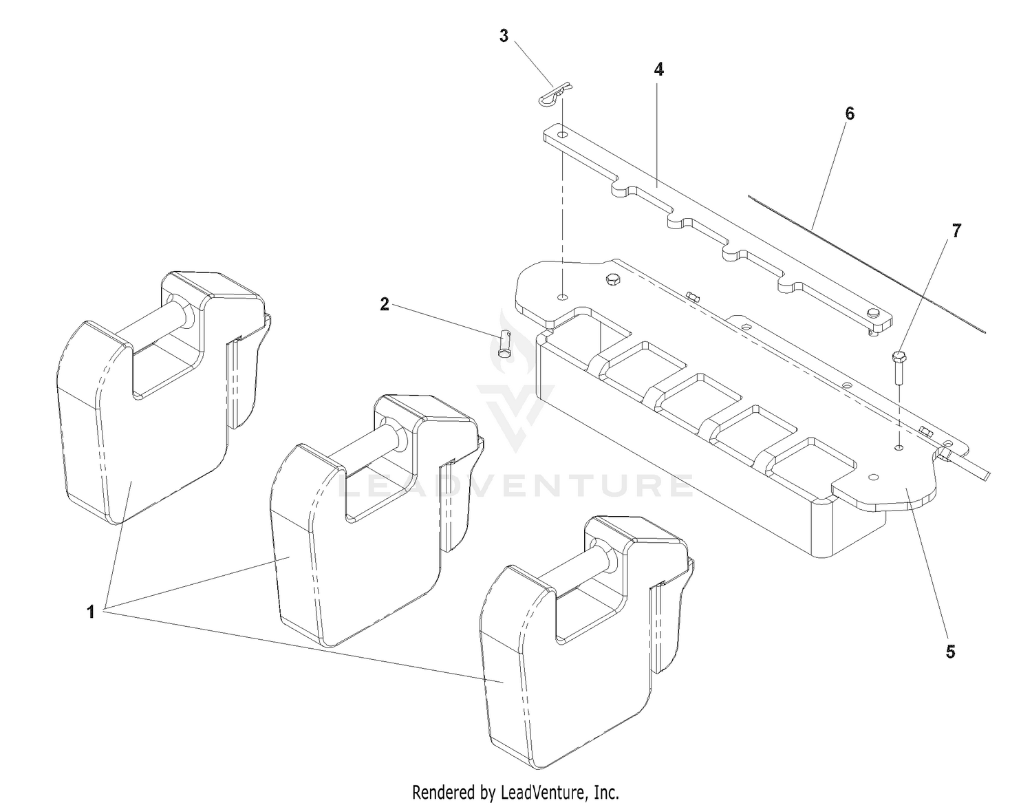 Accessories HCS9 - 539 111280 Weight Kit