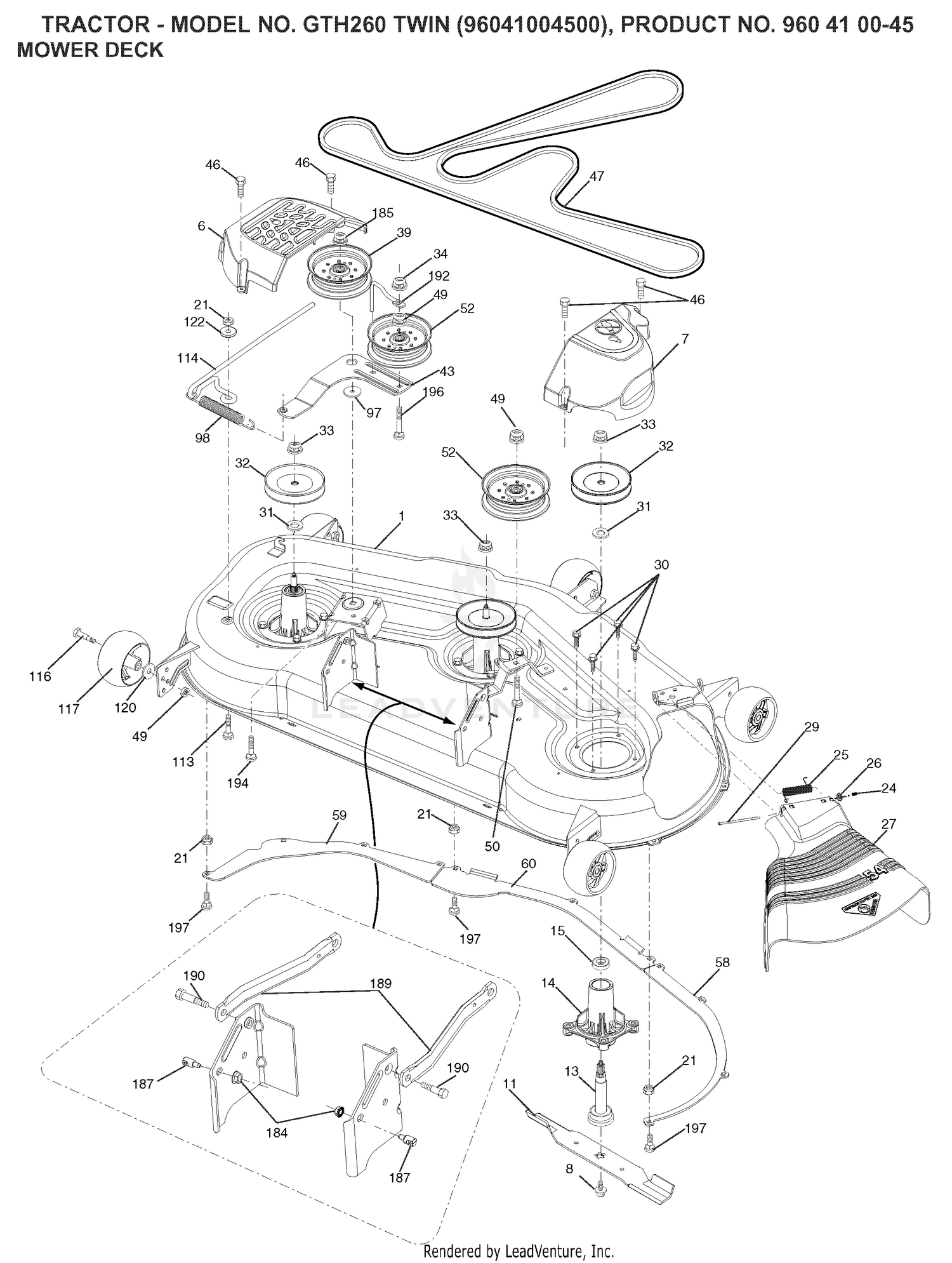 MOWER DECK / CUTTING DECK