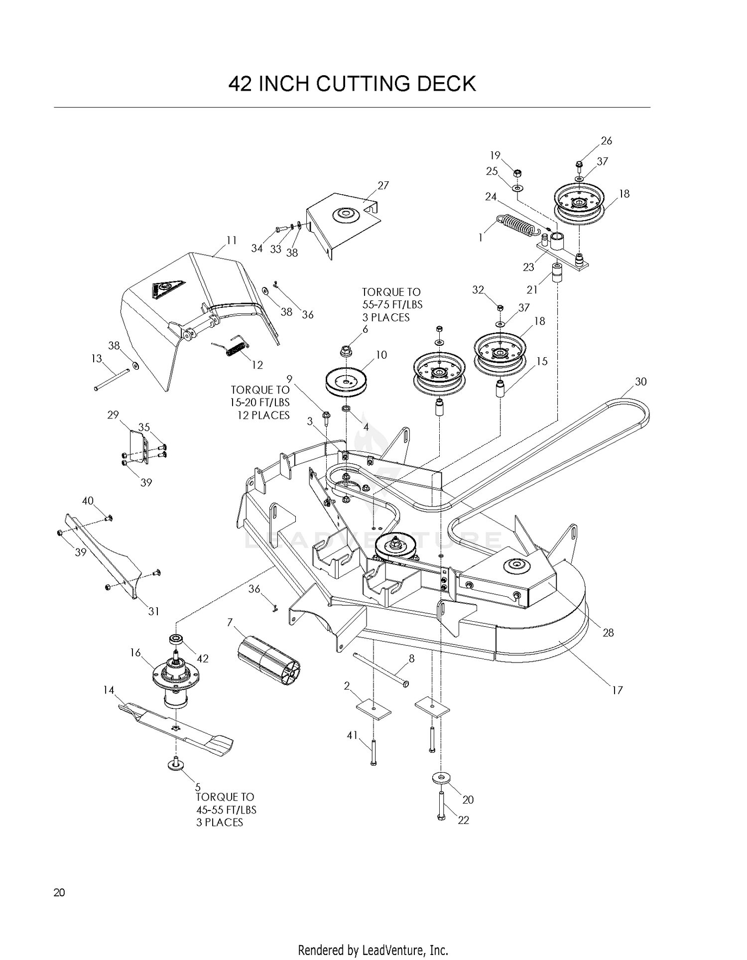 MOWER DECK / CUTTING DECK