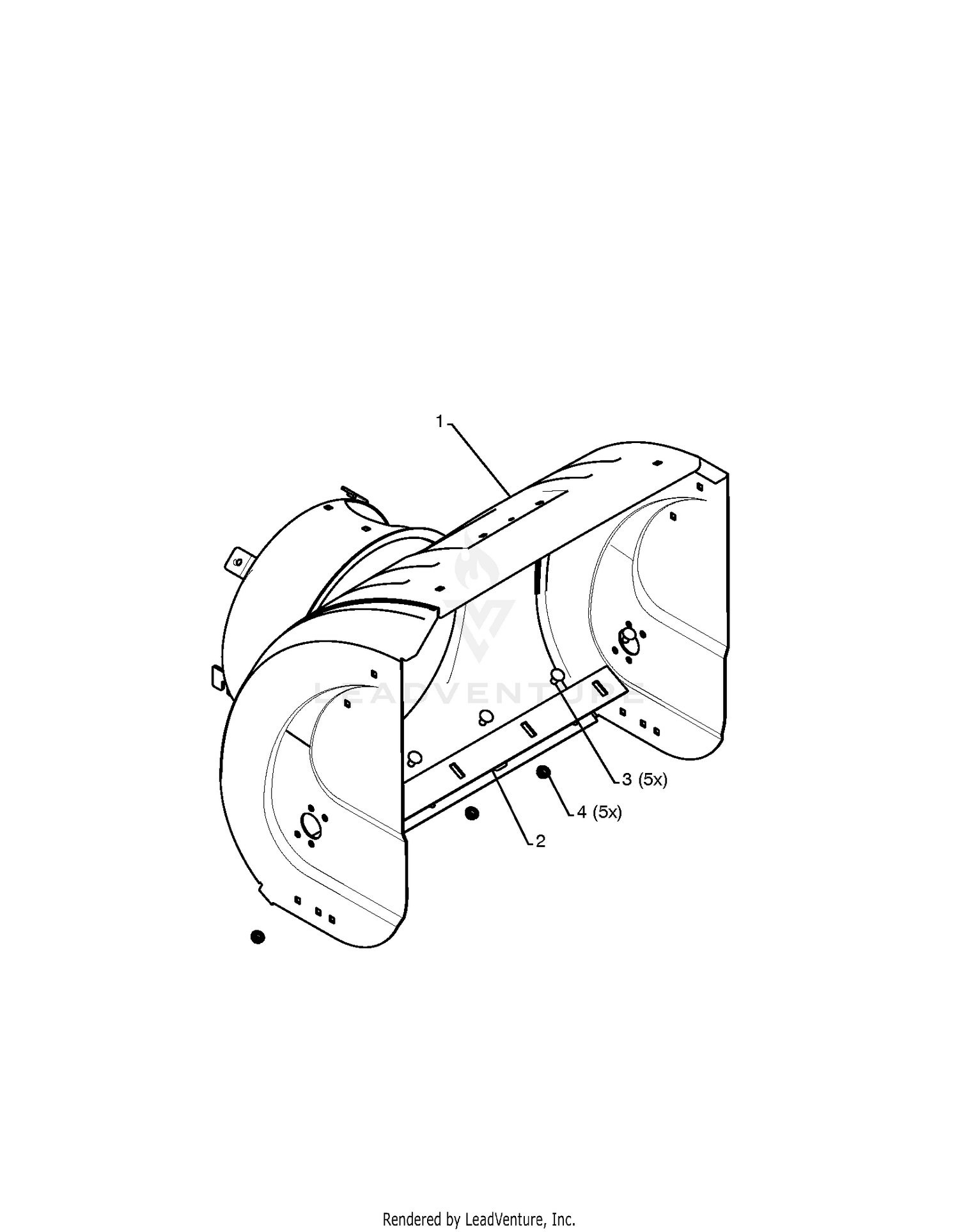 AUGER HOUSING & IMPELLER