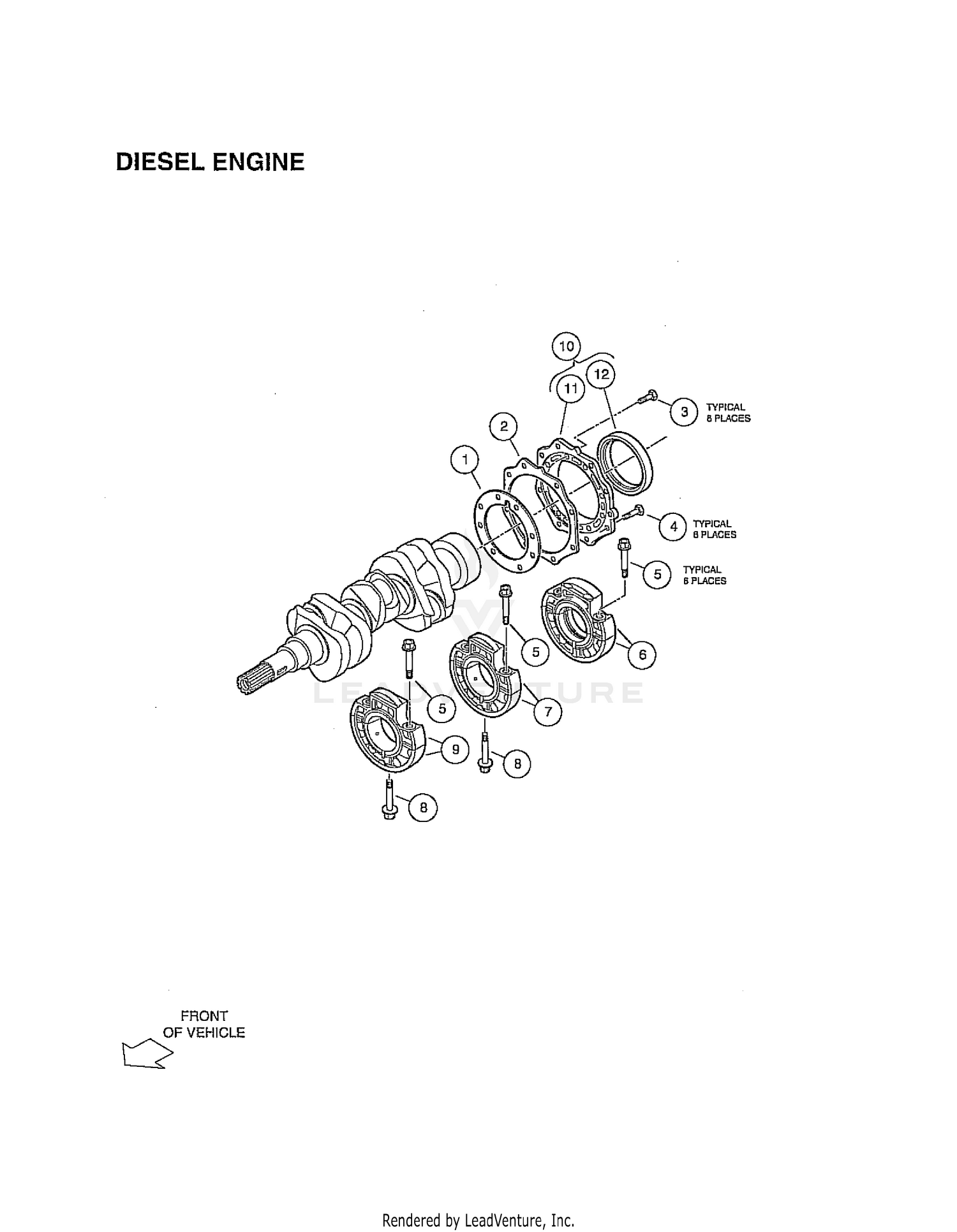 MAIN BEARING CASE