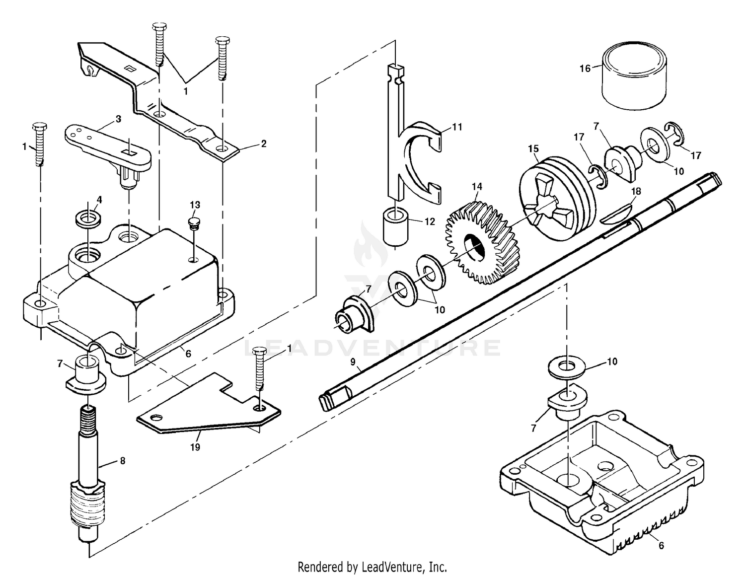 Gear Case Assembly