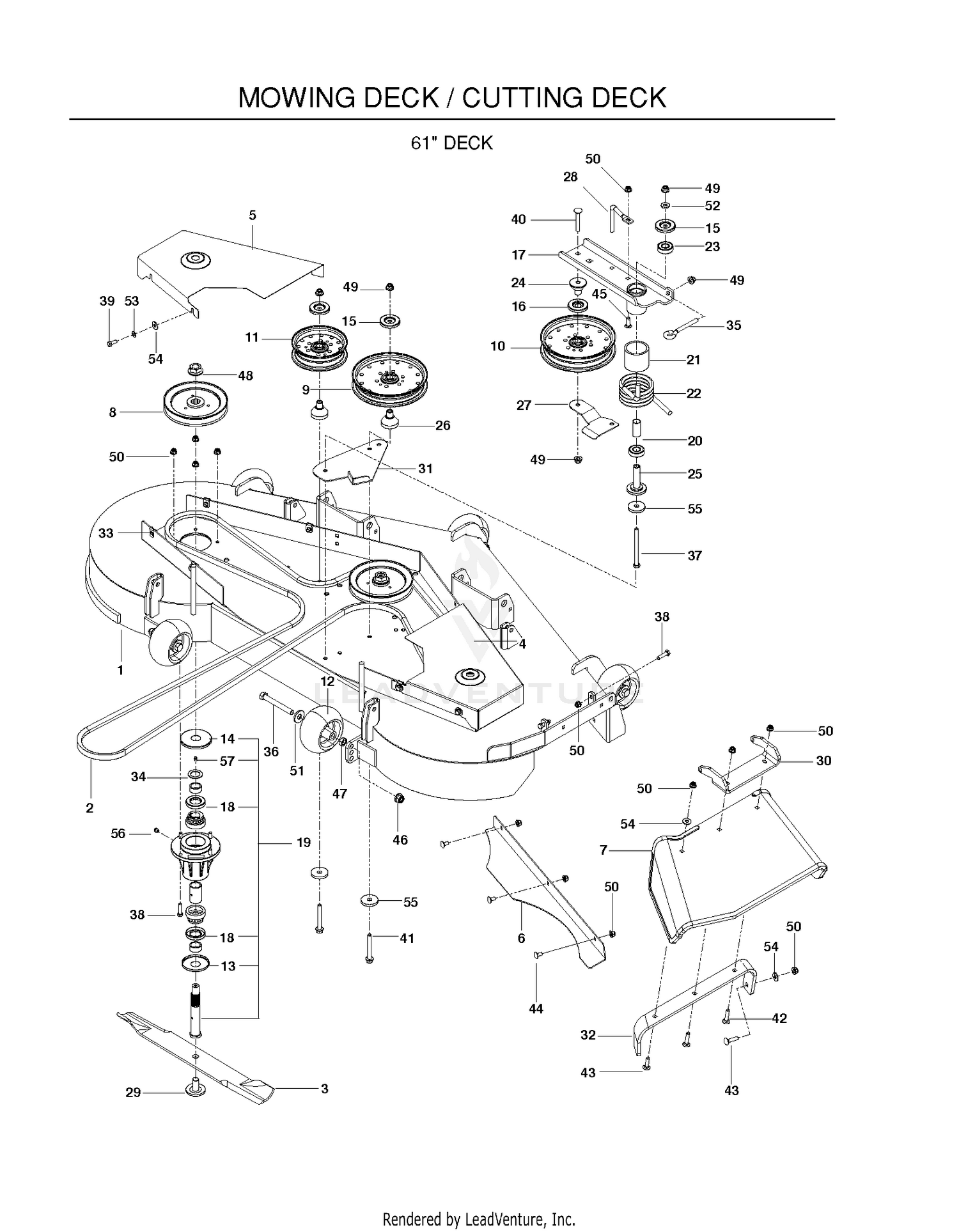 MOWER DECK / CUTTING DECK