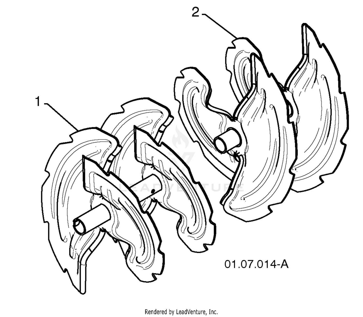 Auger Housing / Impeller Assembly