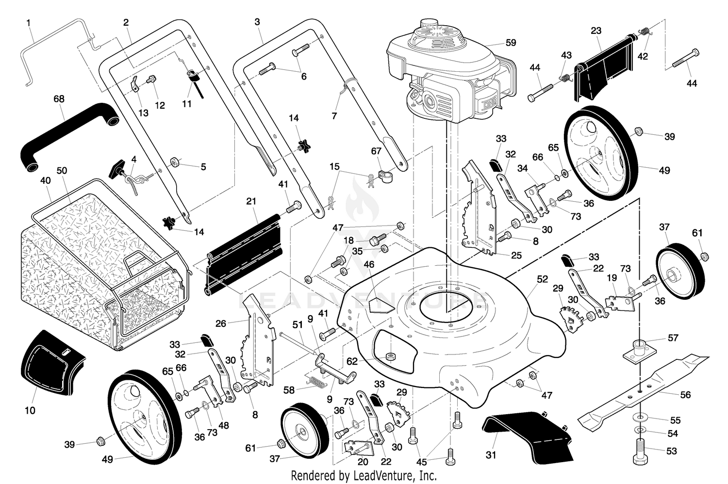 Handle And Deck Assembly