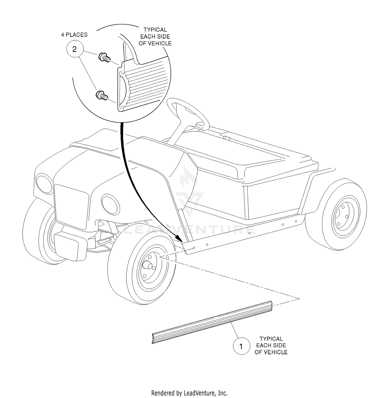 Side Trim - HUV4210-E