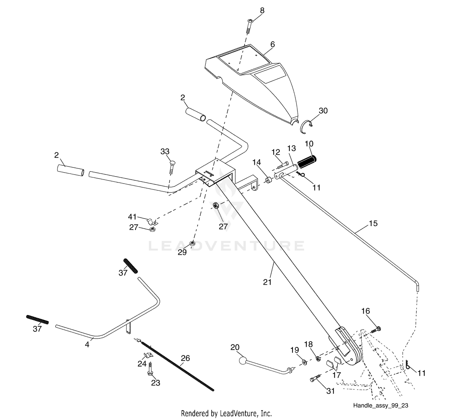 Repair Parts and Handle Assembly