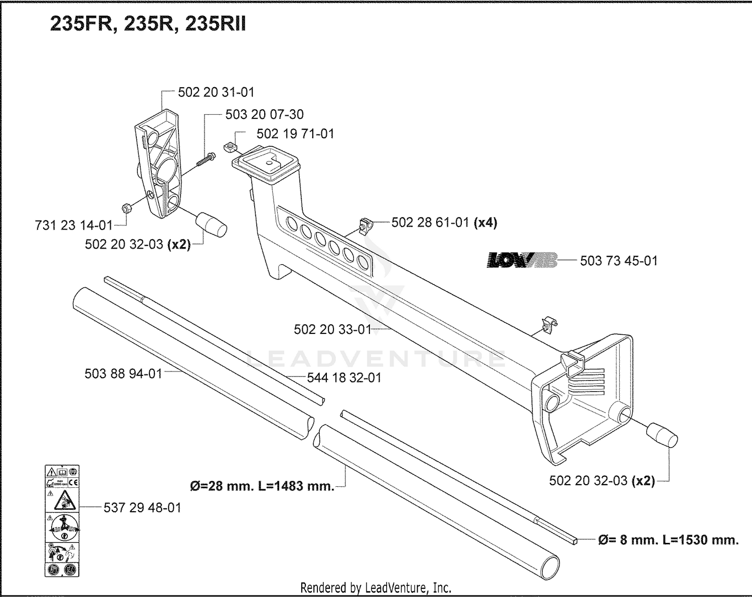 Drive Tube / Shaft 235