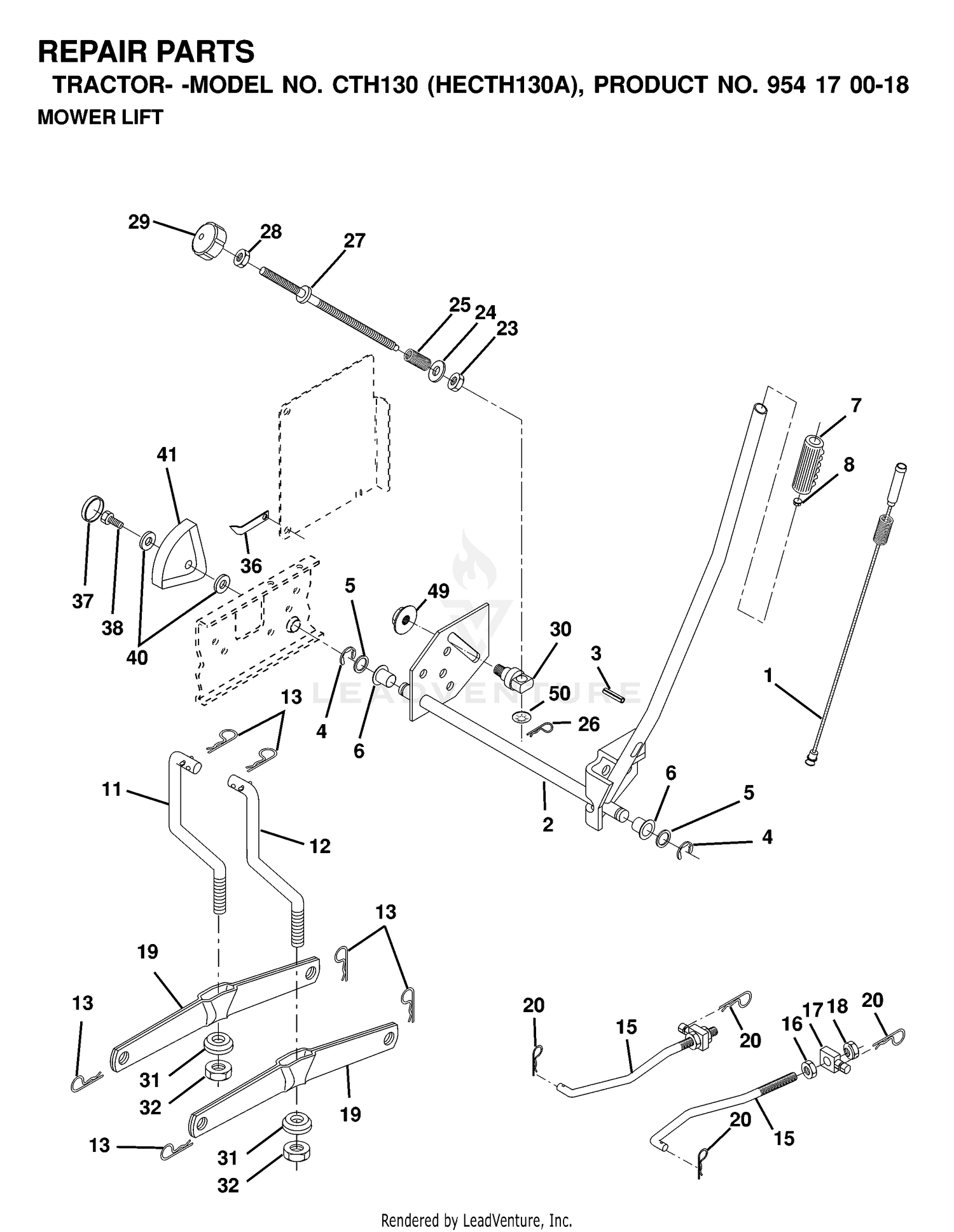 MOWER LIFT / DECK LIFT