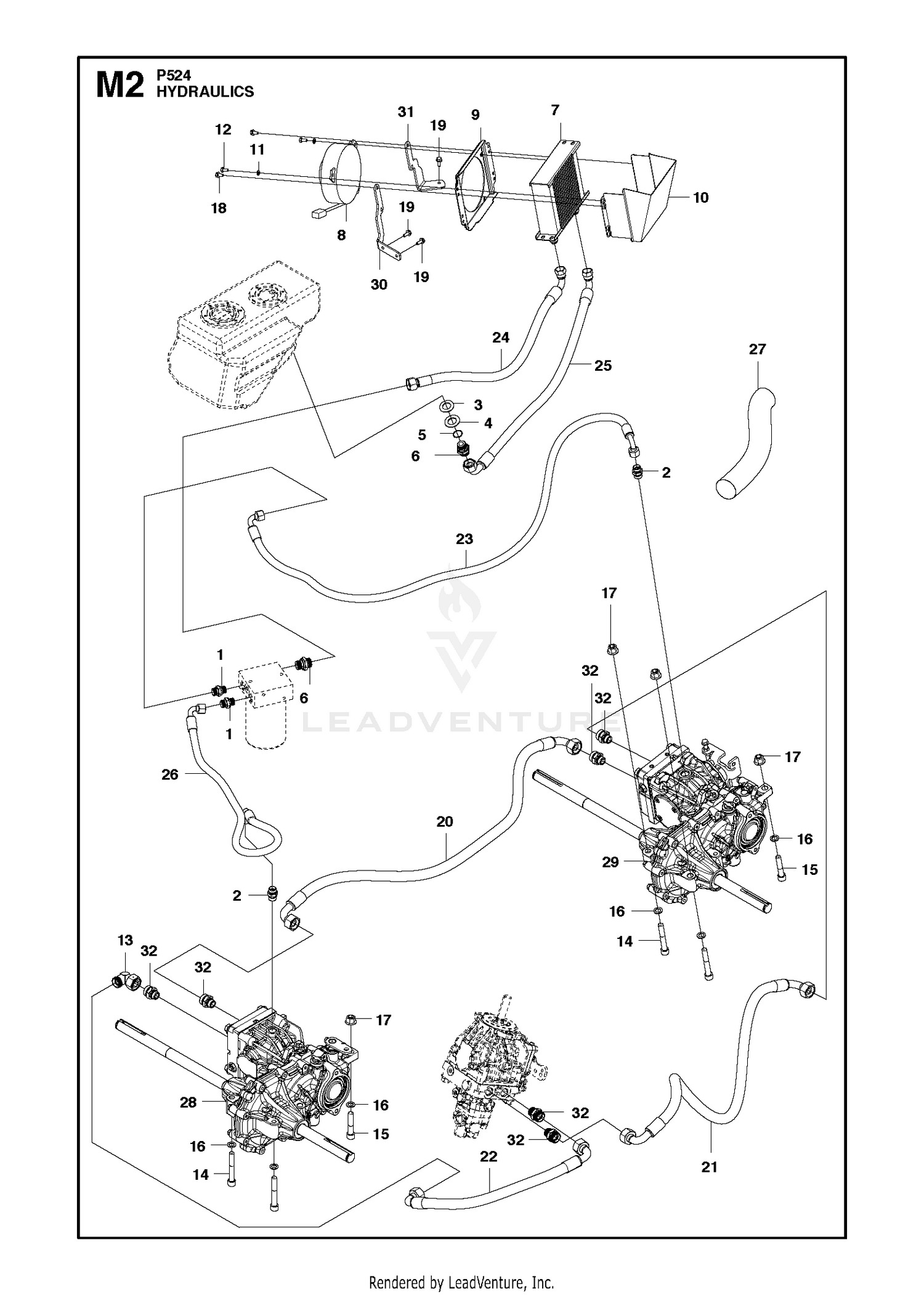 HYDRAULIC PUMP - MOTOR 2