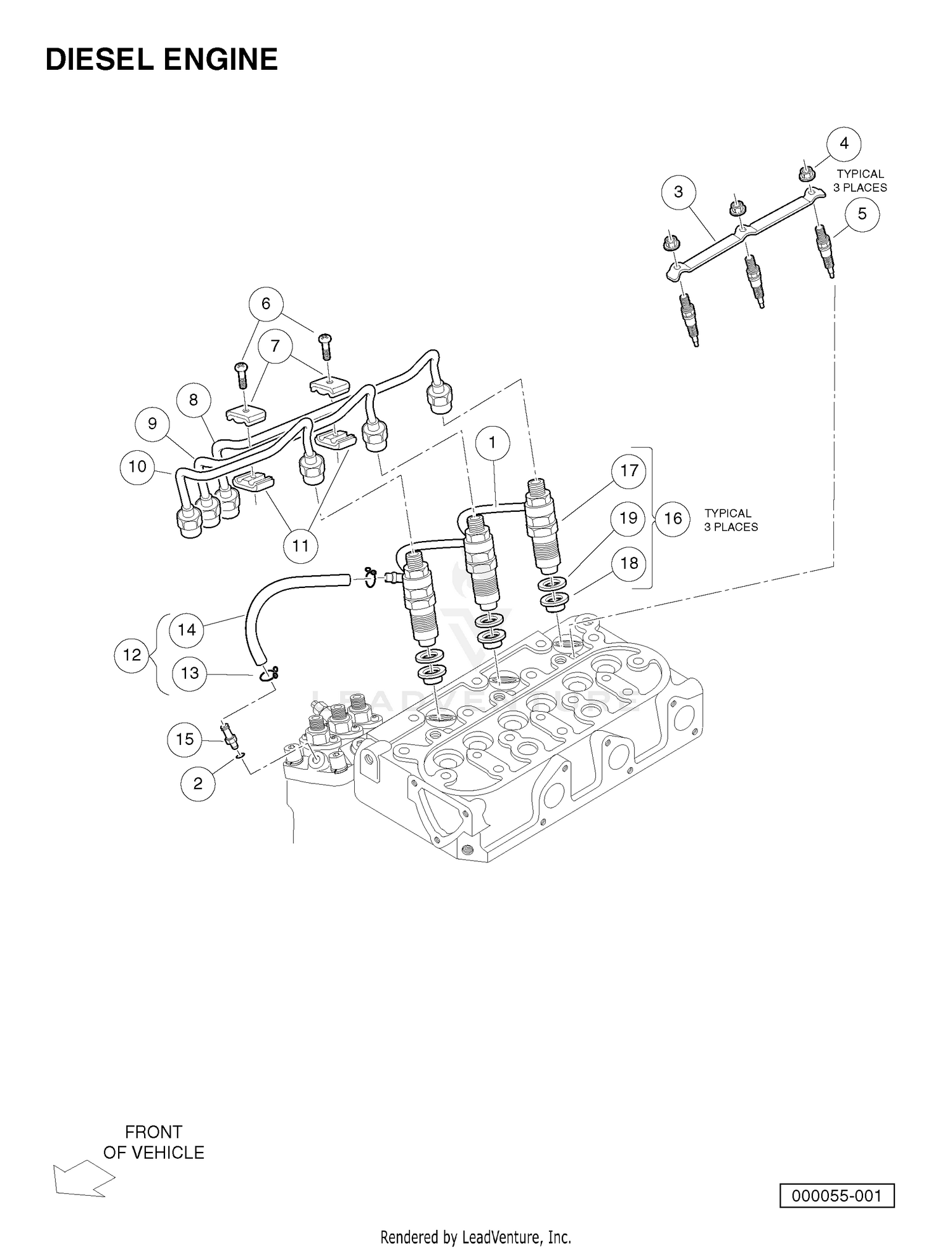 NOZZLE HOLDERS AND GLOW PLUGS