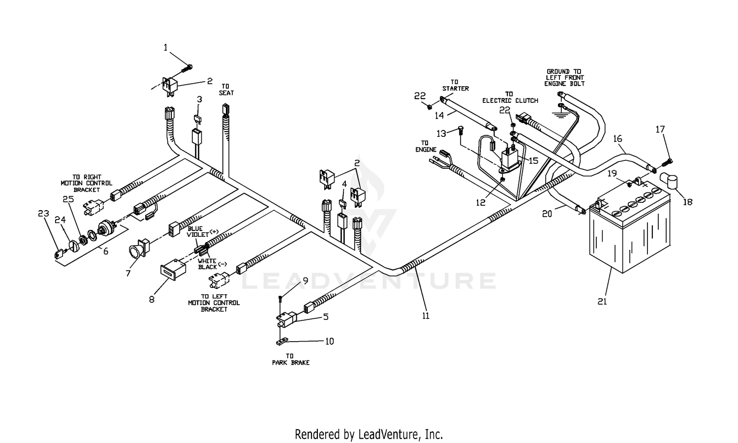Wiring Assembly (Kawasaki Only)