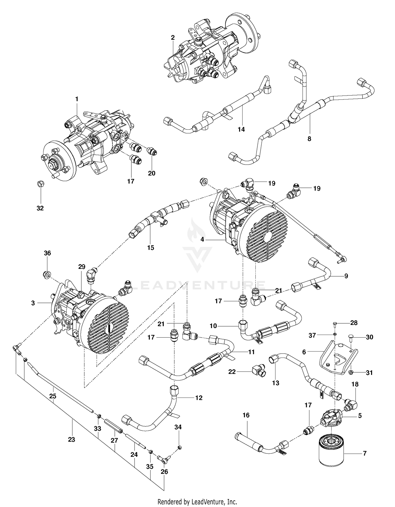 HYDRAULIC PUMP - MOTOR