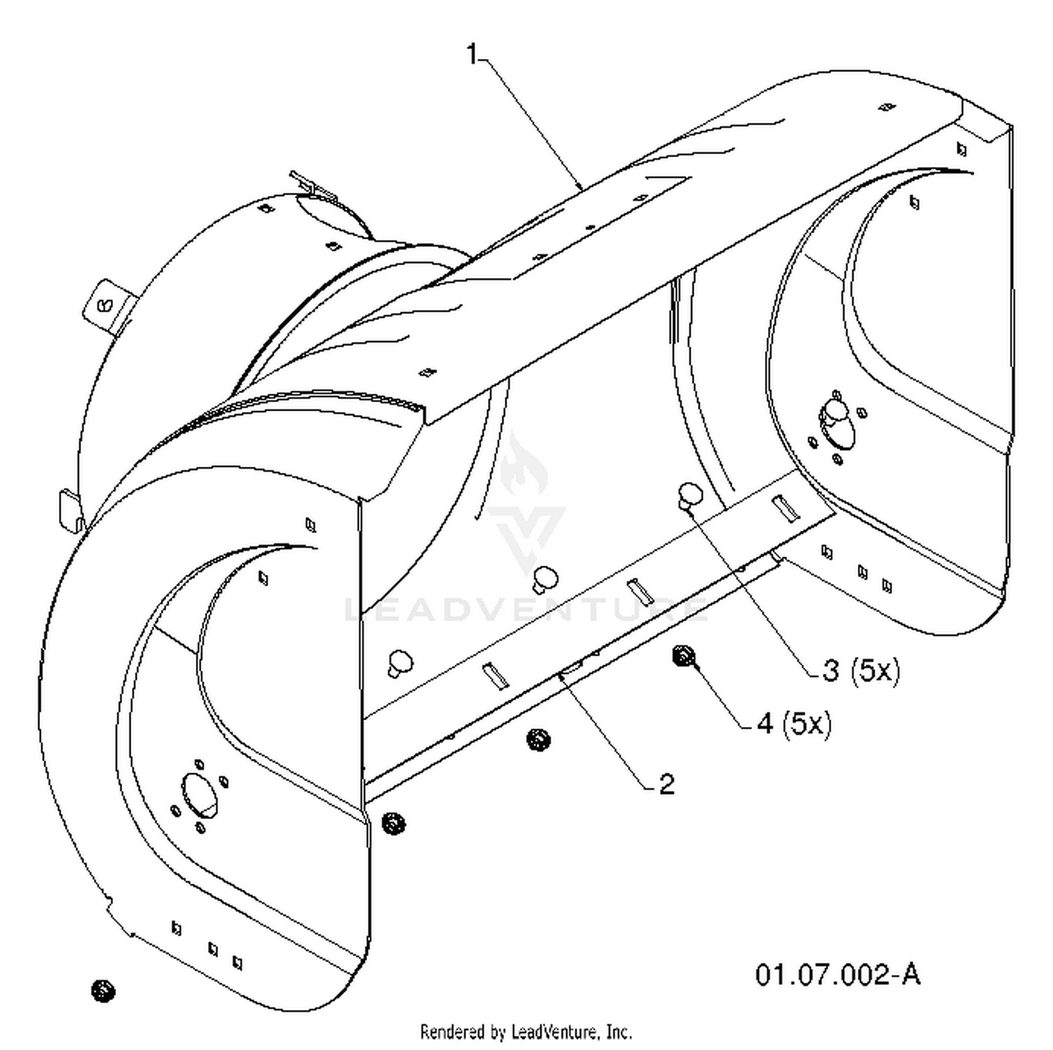 AUGER HOUSING & IMPELLER