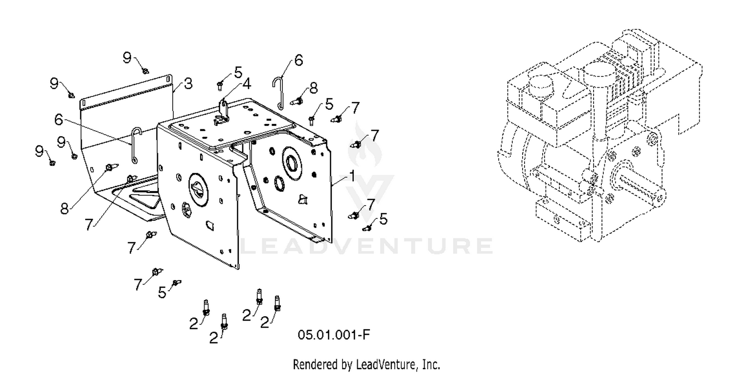 "CHASSIS, ENGINE & PULLEYS" 4