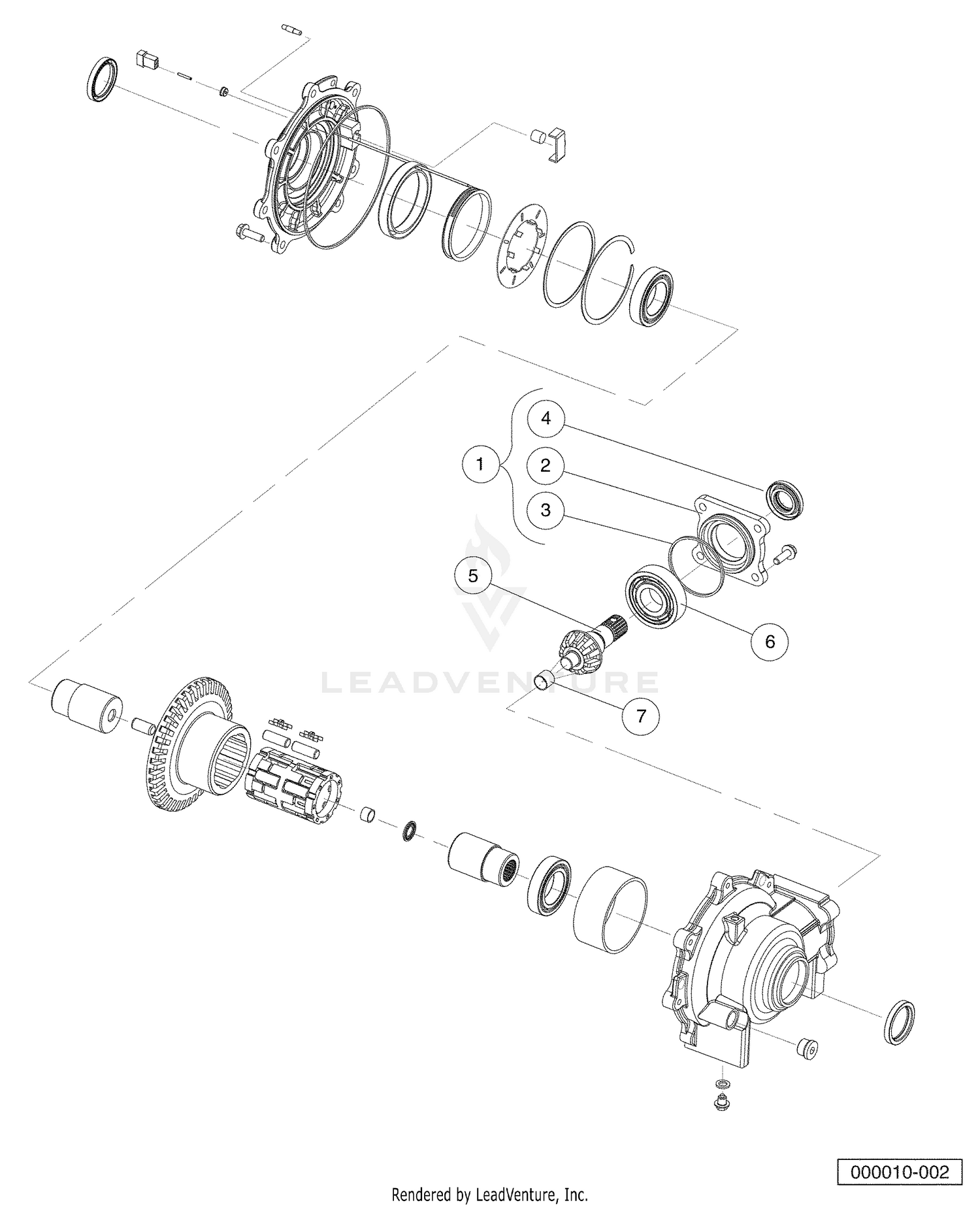 Front Differential (Input Components)