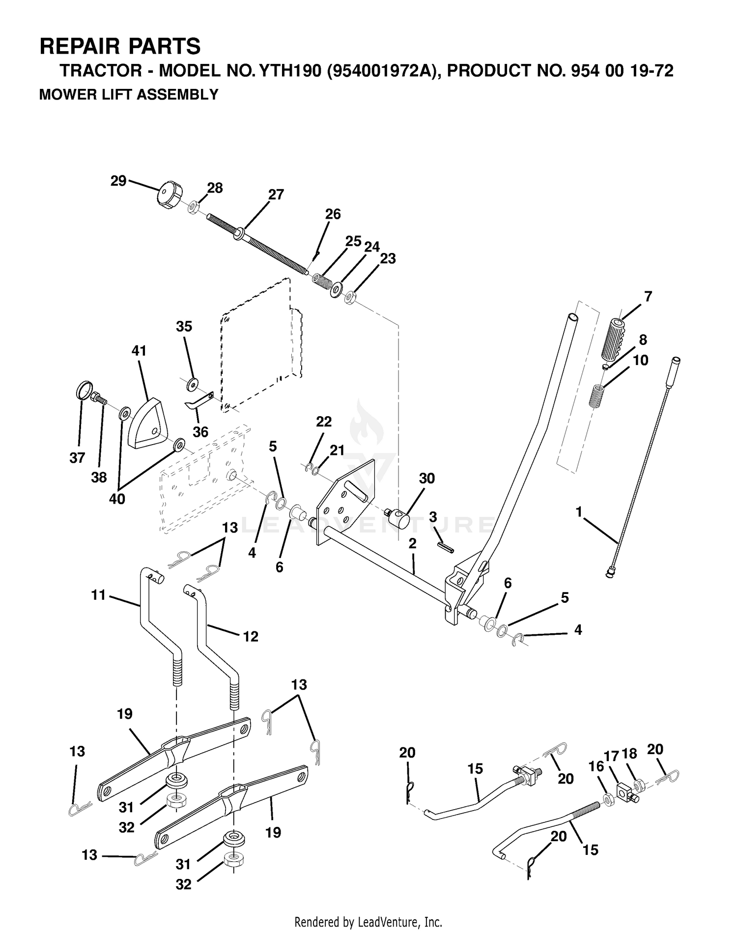 MOWER LIFT / DECK LIFT